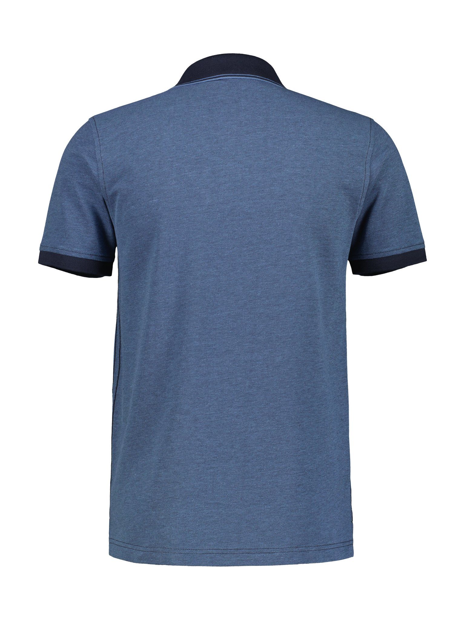 Lerros Poloshirt in gemêleerde look