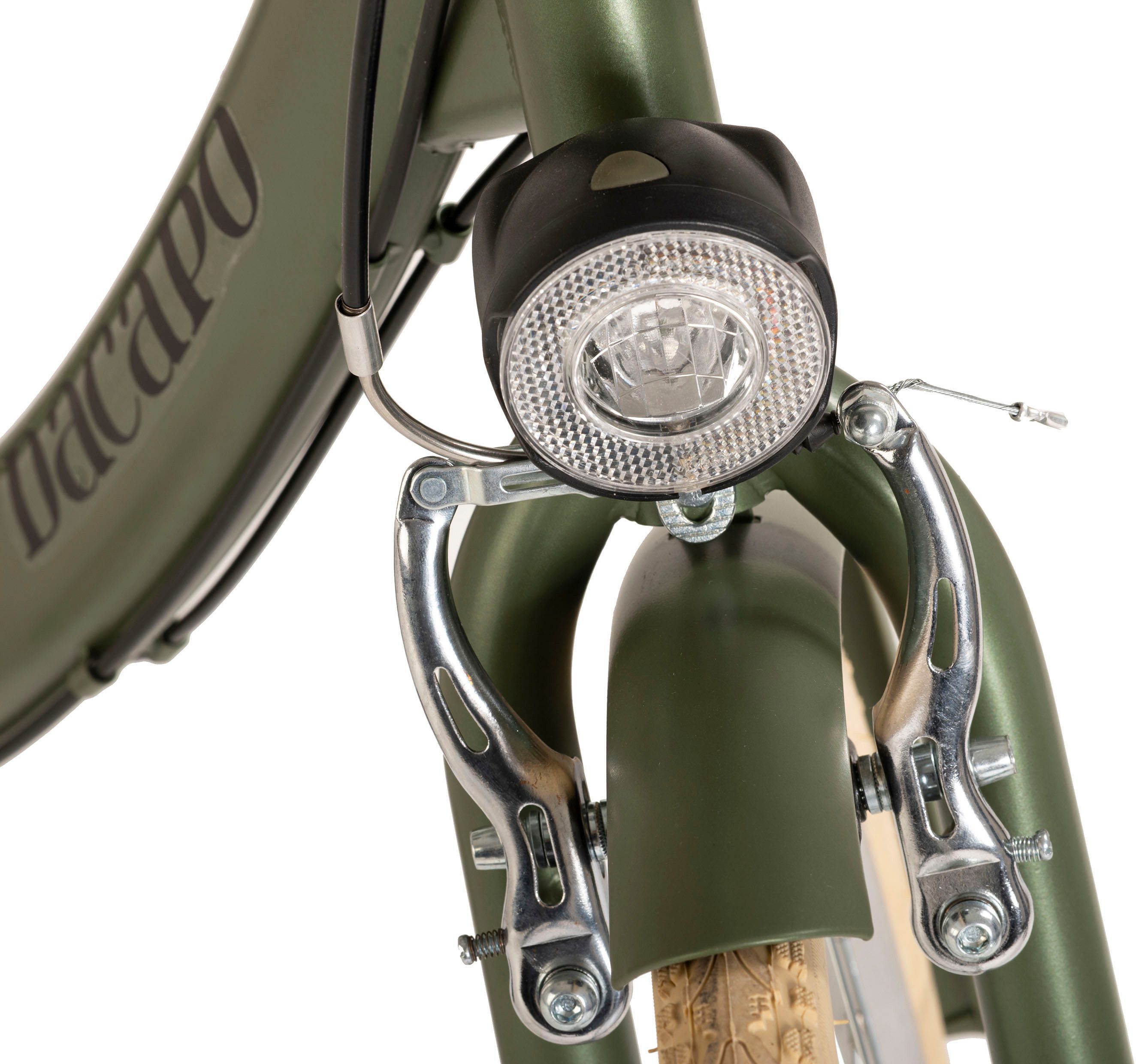 Dacapo Citybike Damesfiets 28'' Toscana groen Oregano 6 versnellingen RH 48 cm