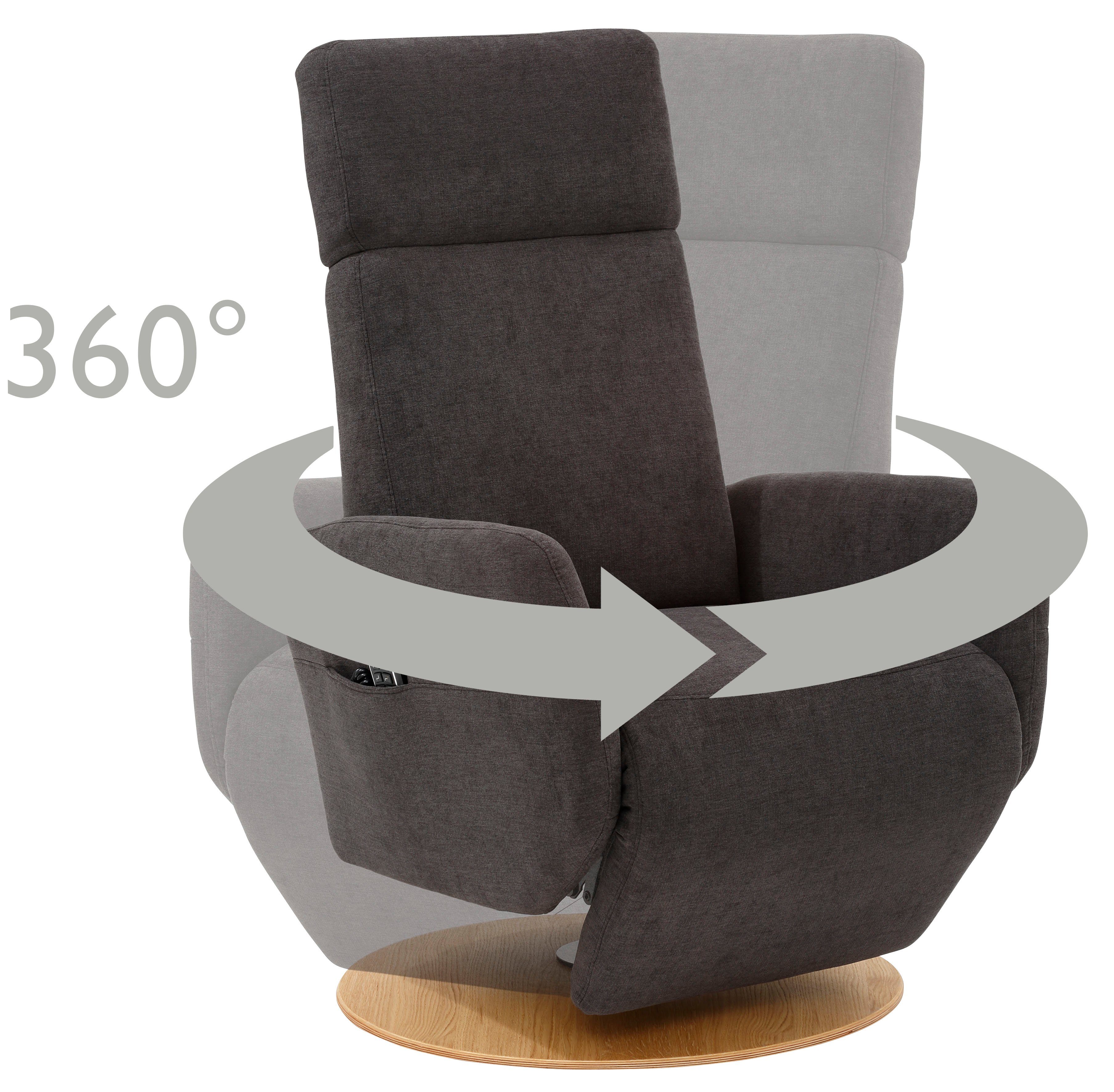 sit&more Relaxfauteuil Cobra naar keuze met 2 motoren, 2 motoren en accu of met 2 motoren