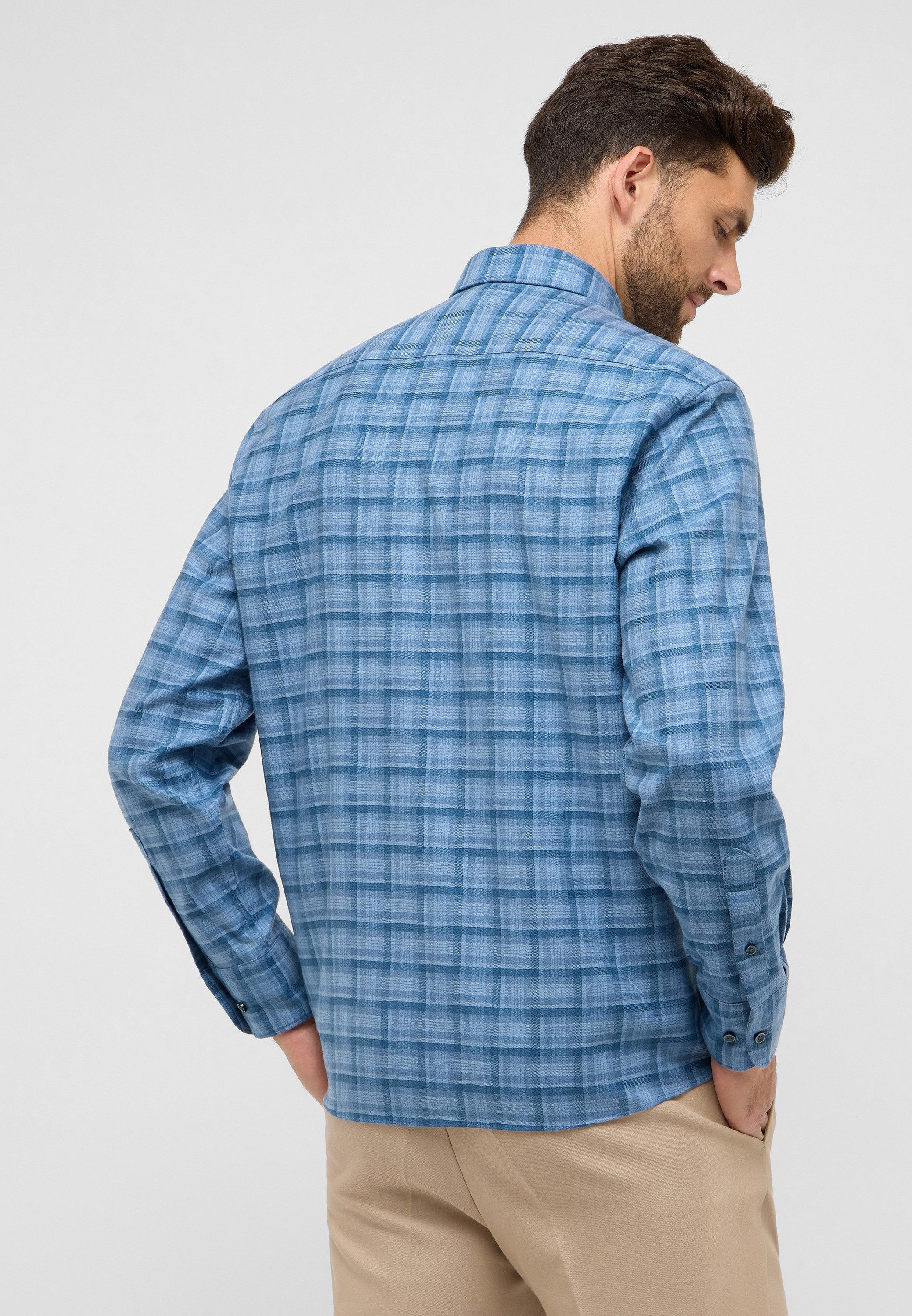 Eterna Overhemd met lange mouwen Comfort fit EASY IRON (gemakkelijk te strijken)