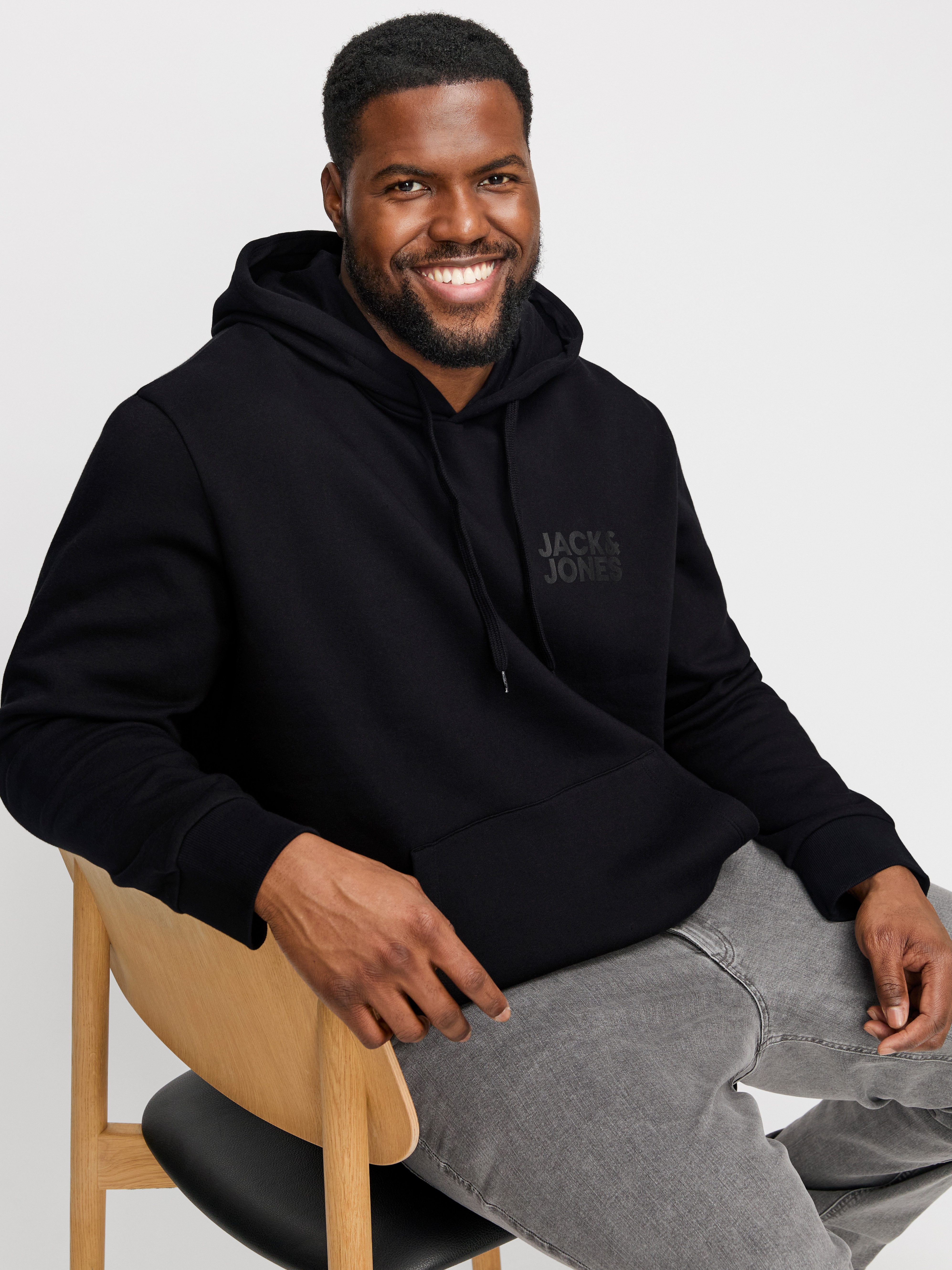 Jack & Jones PlusSize Hoodie JJECORP LOGO SWEAT HOOD NOOS PLS
