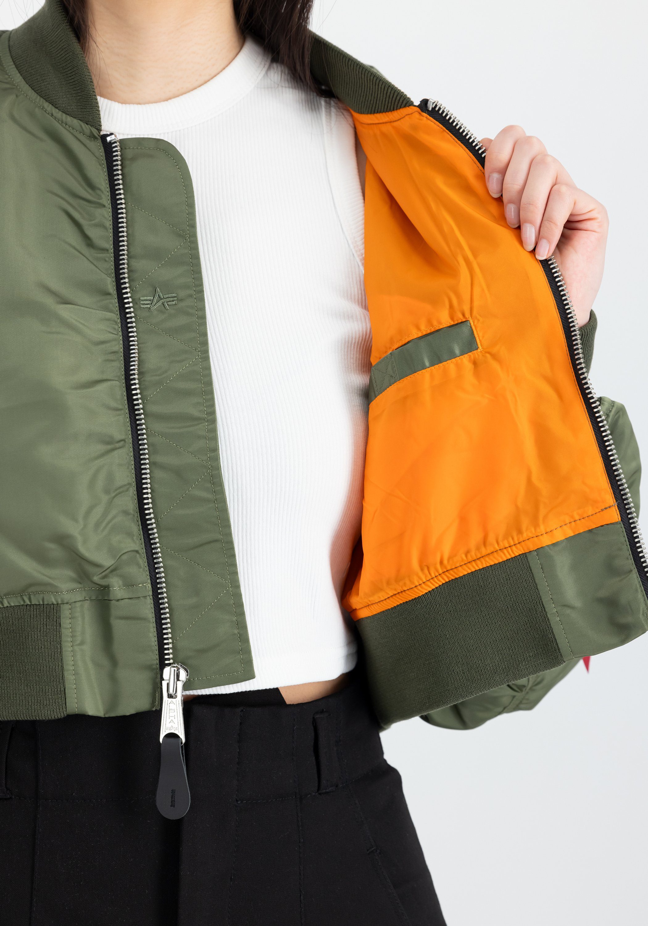Alpha Industries Bomberjack ALPHA INDUSTRIES Women - Bomber Jackets MA-1 Boxy Wmn