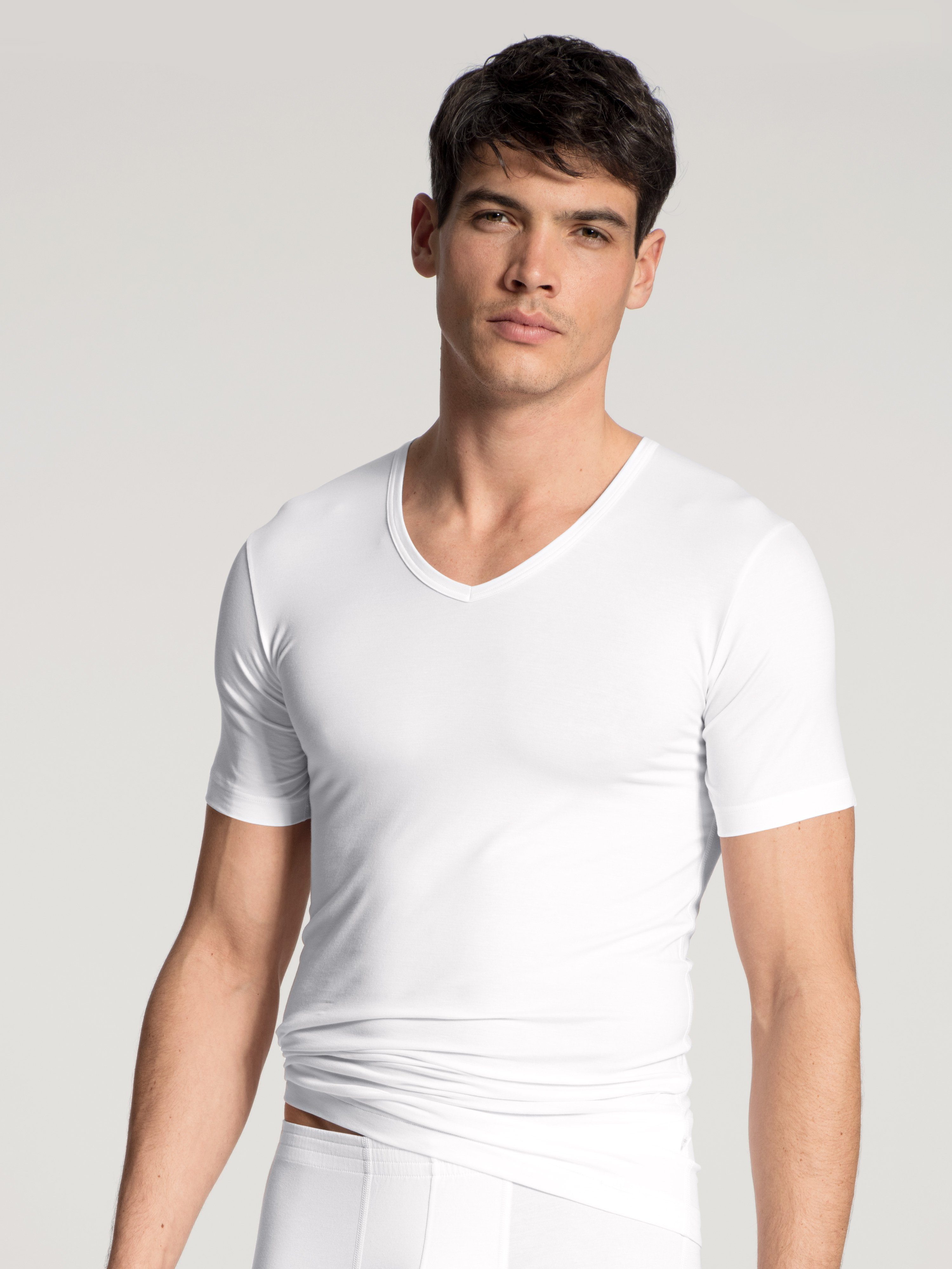 CALIDA Shirt met korte mouwen Focus met platte naadverwerking