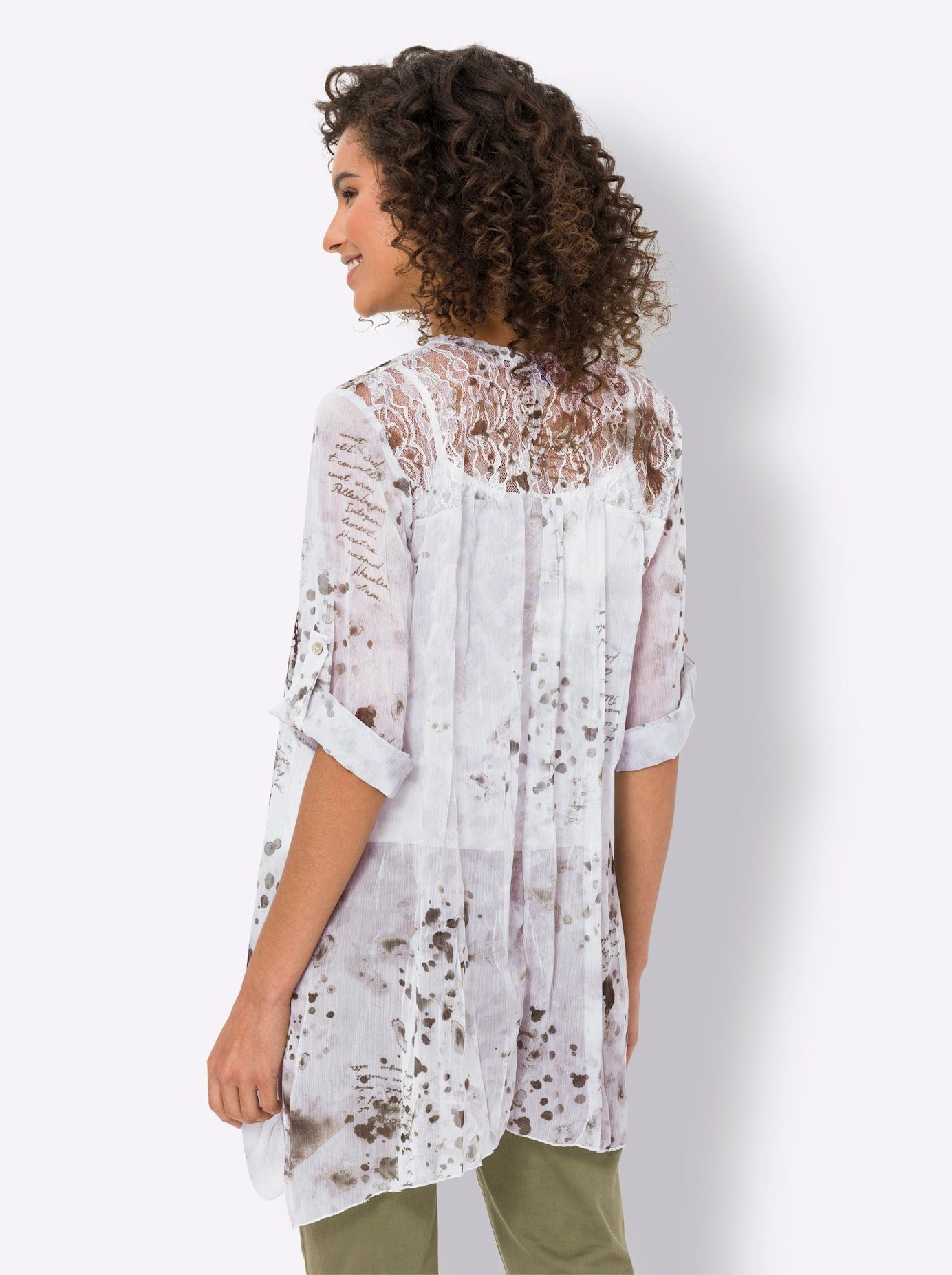 heine Gedessineerde blouse