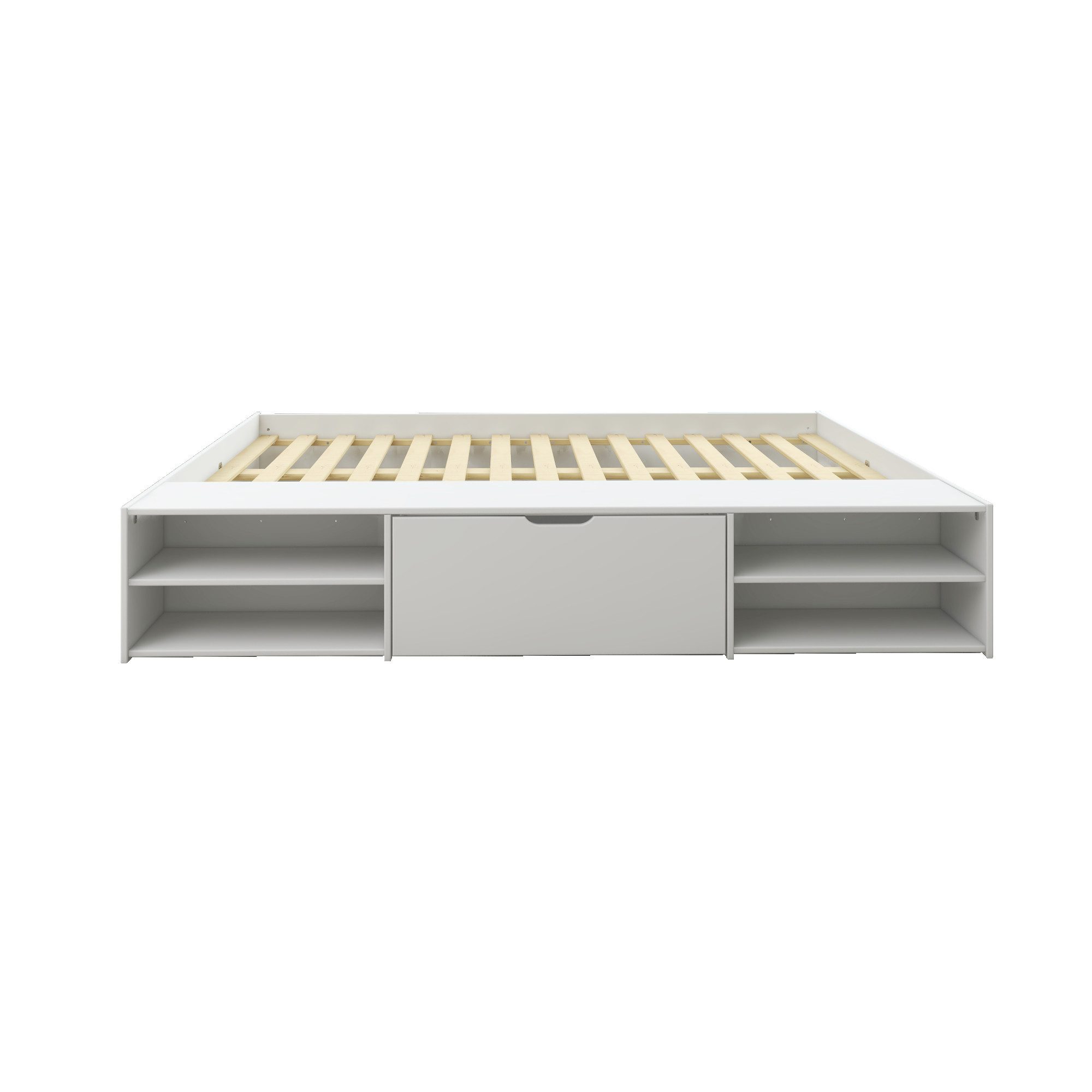 Home affaire Bed Magdala van mdf, breedte ligoppervlak 140 cm, opbergbox optioneel