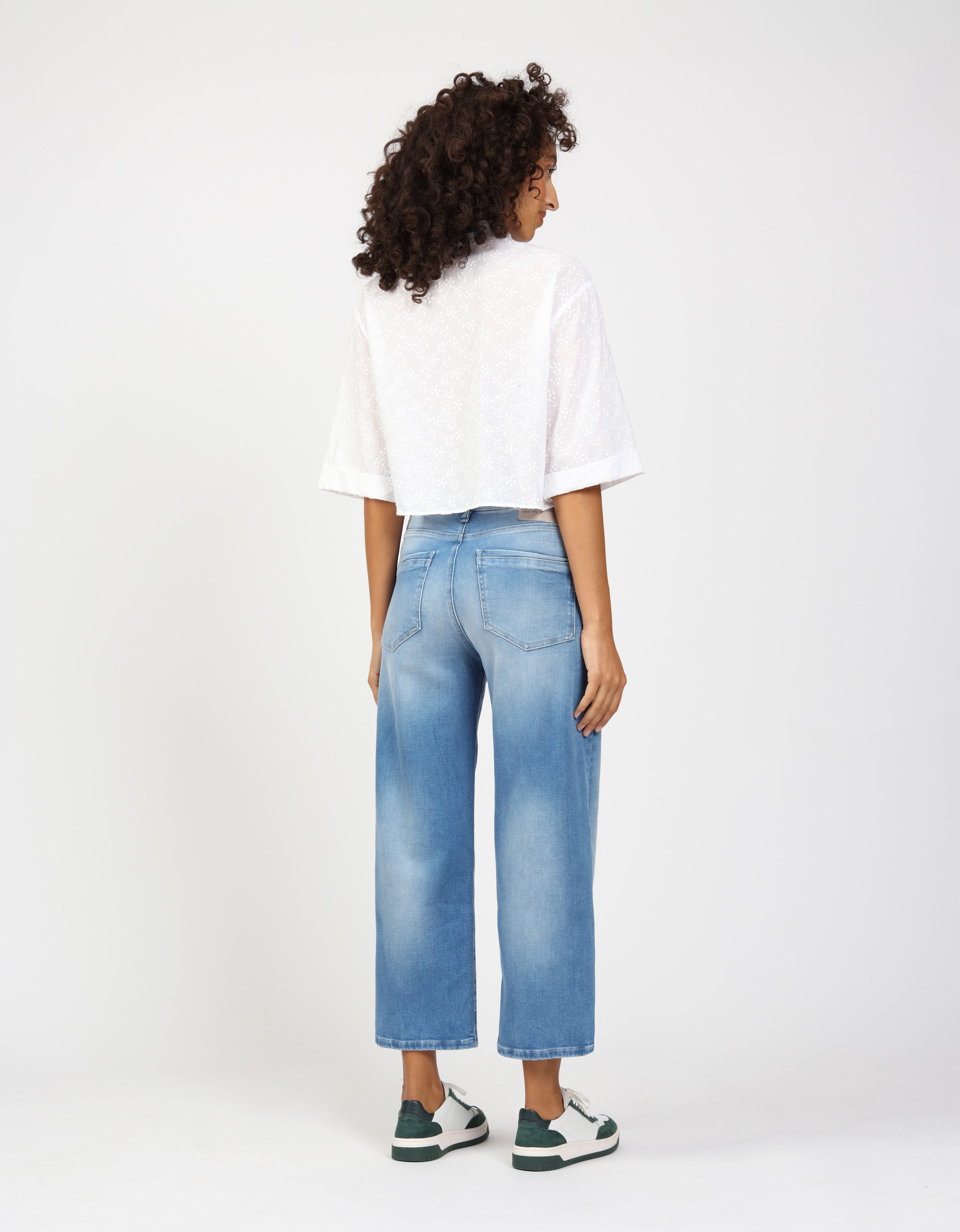 GANG 5-pocket jeans 94JUL CROPPED met verkorte pijplengte