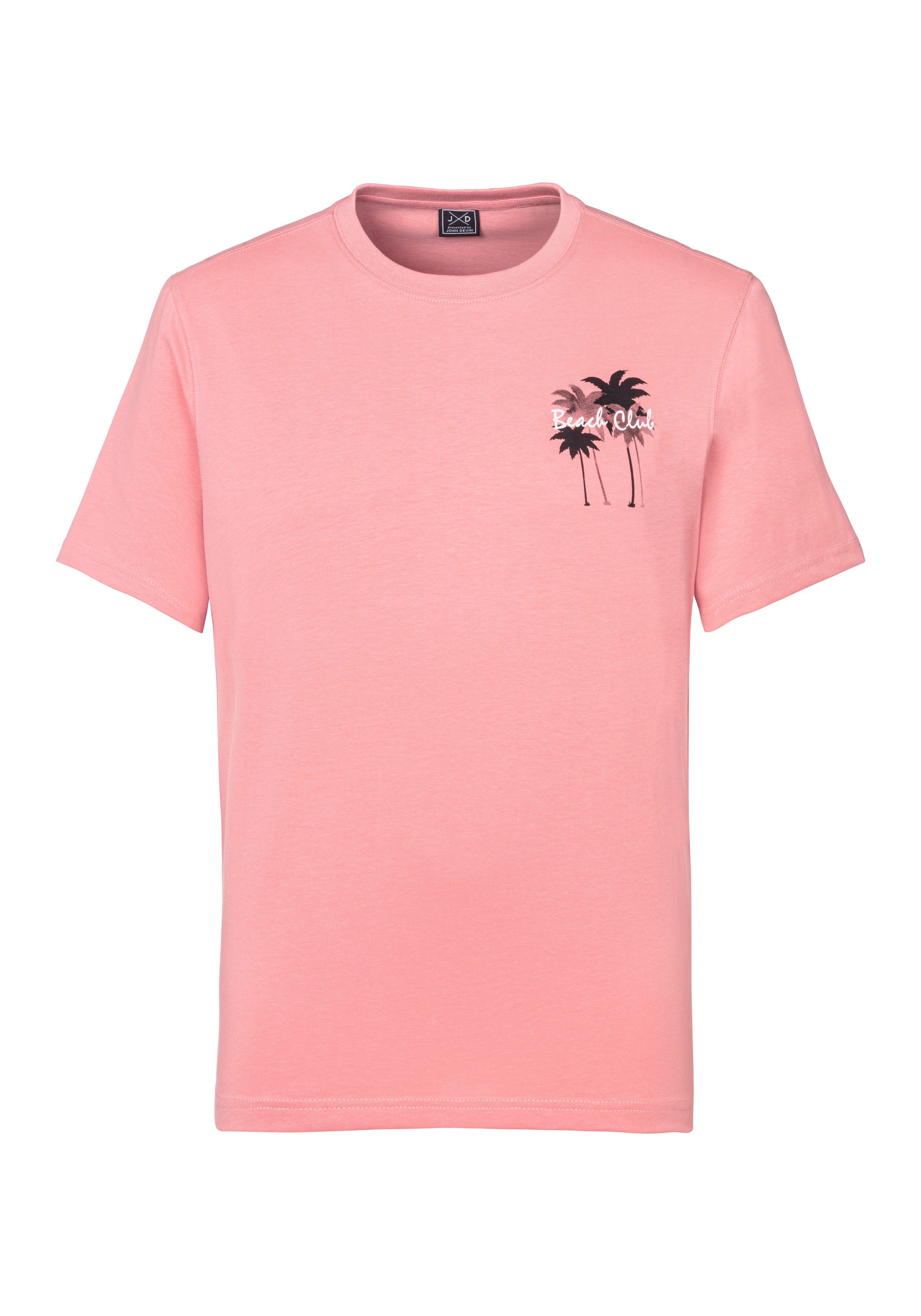 Beachtime T-shirt Met grote print op de rug