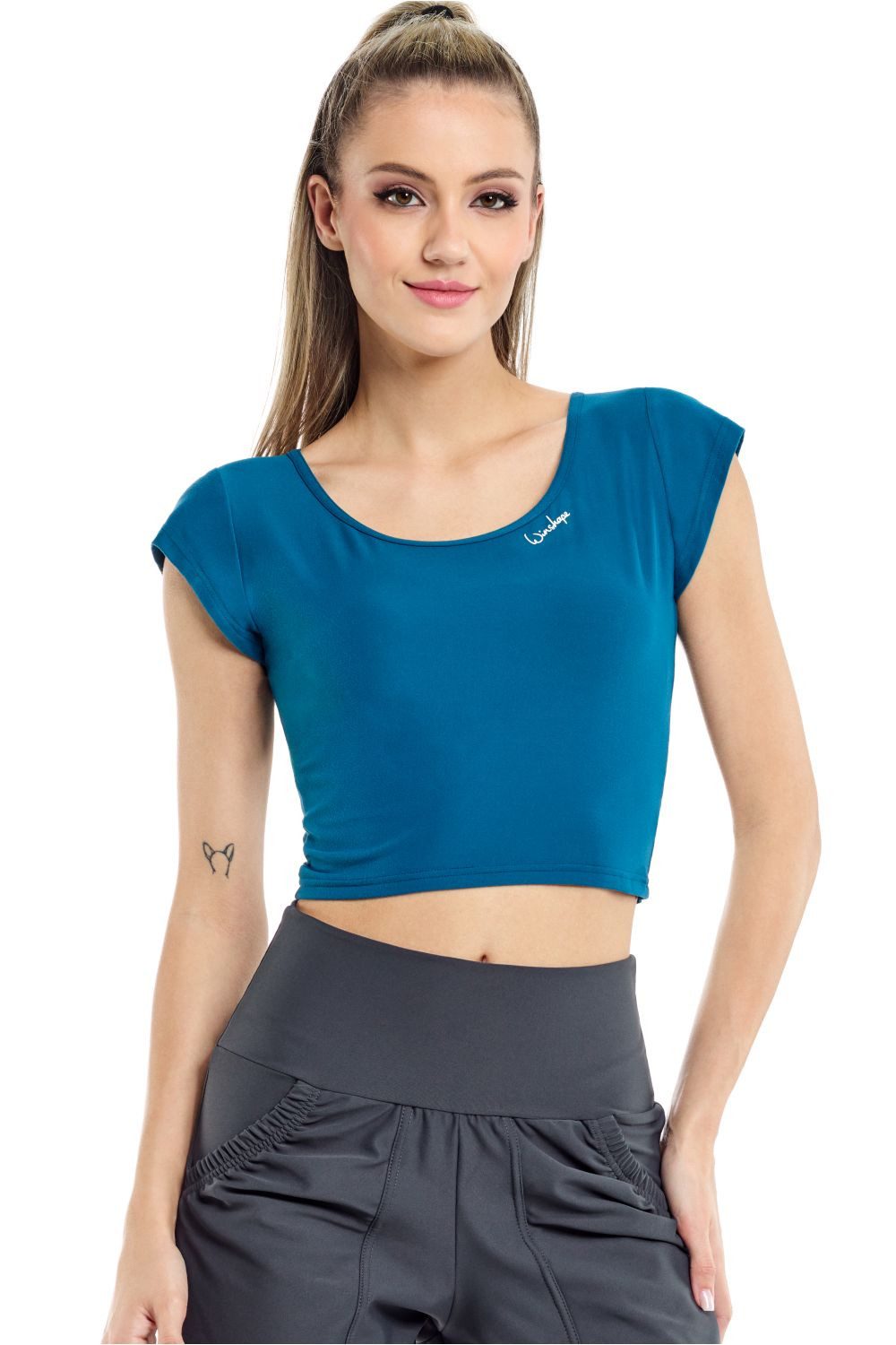 Winshape Crop-top AET137LS Functioneel licht en zacht cropped
