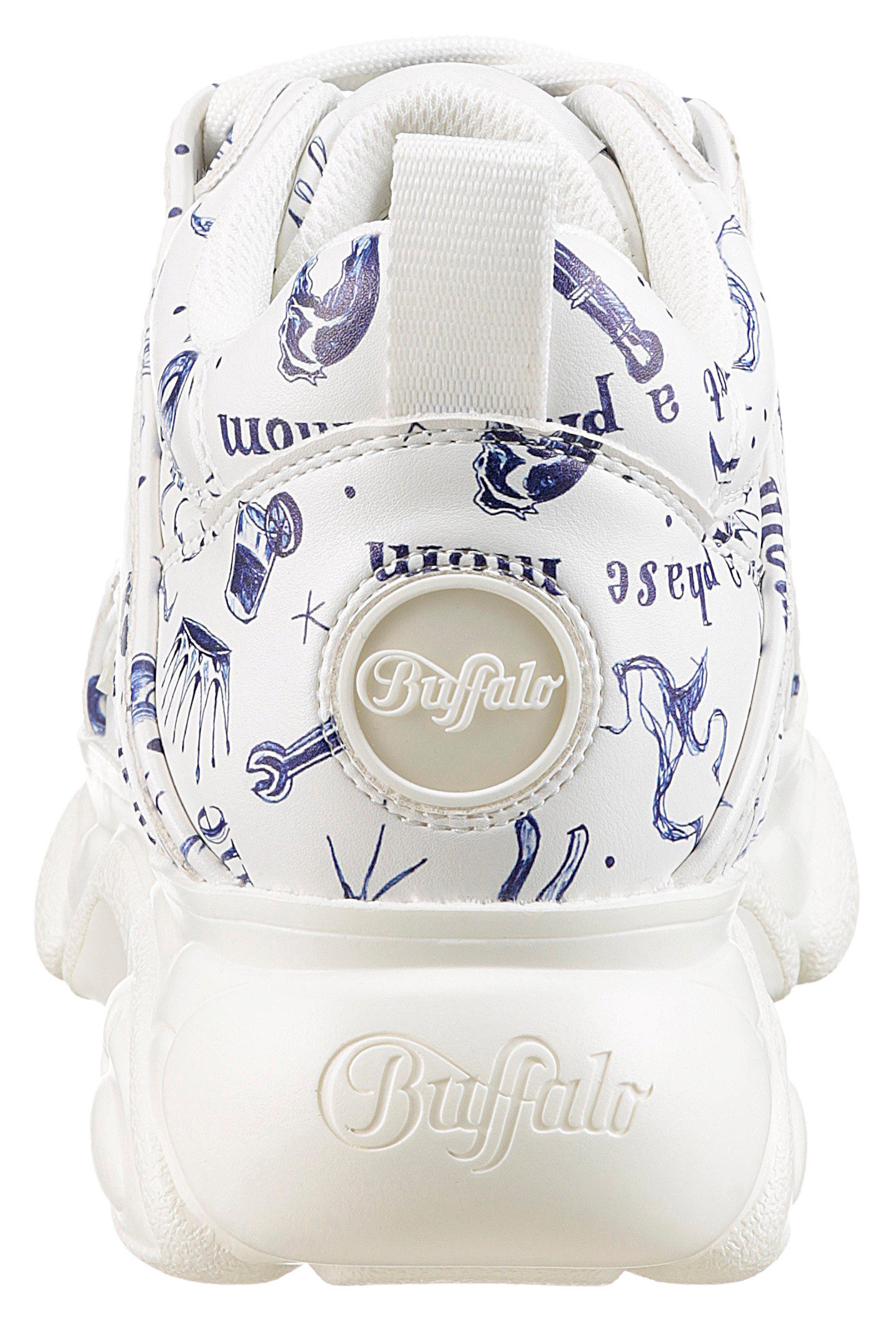 Buffalo Plateausneakers , chunky sneaker, veterschoen, lage schoen in cool ontwerp