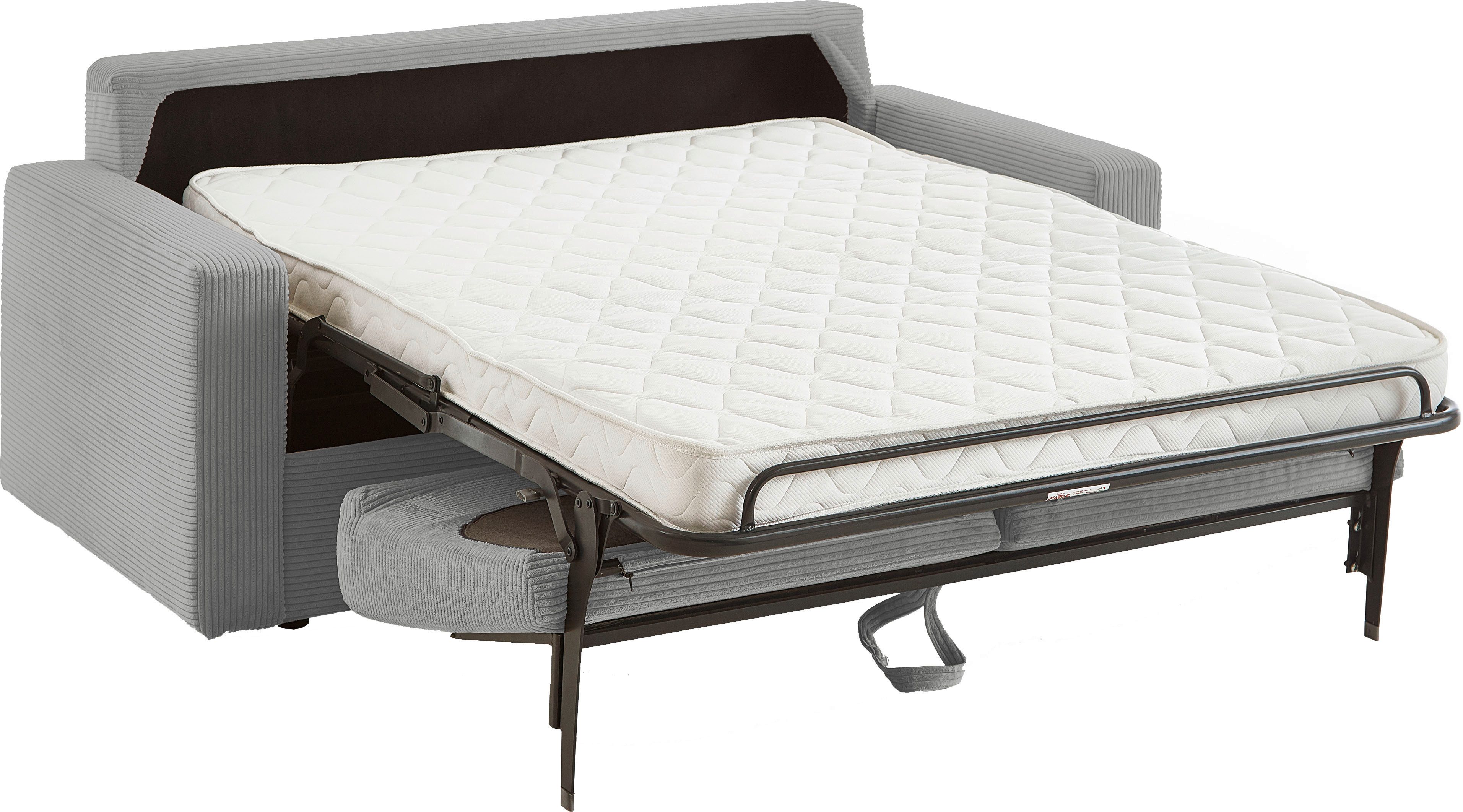 ATLANTIC home collection Slaapbank Rolando geschikt als volwaardig bed inclusief hoogwaardig matras