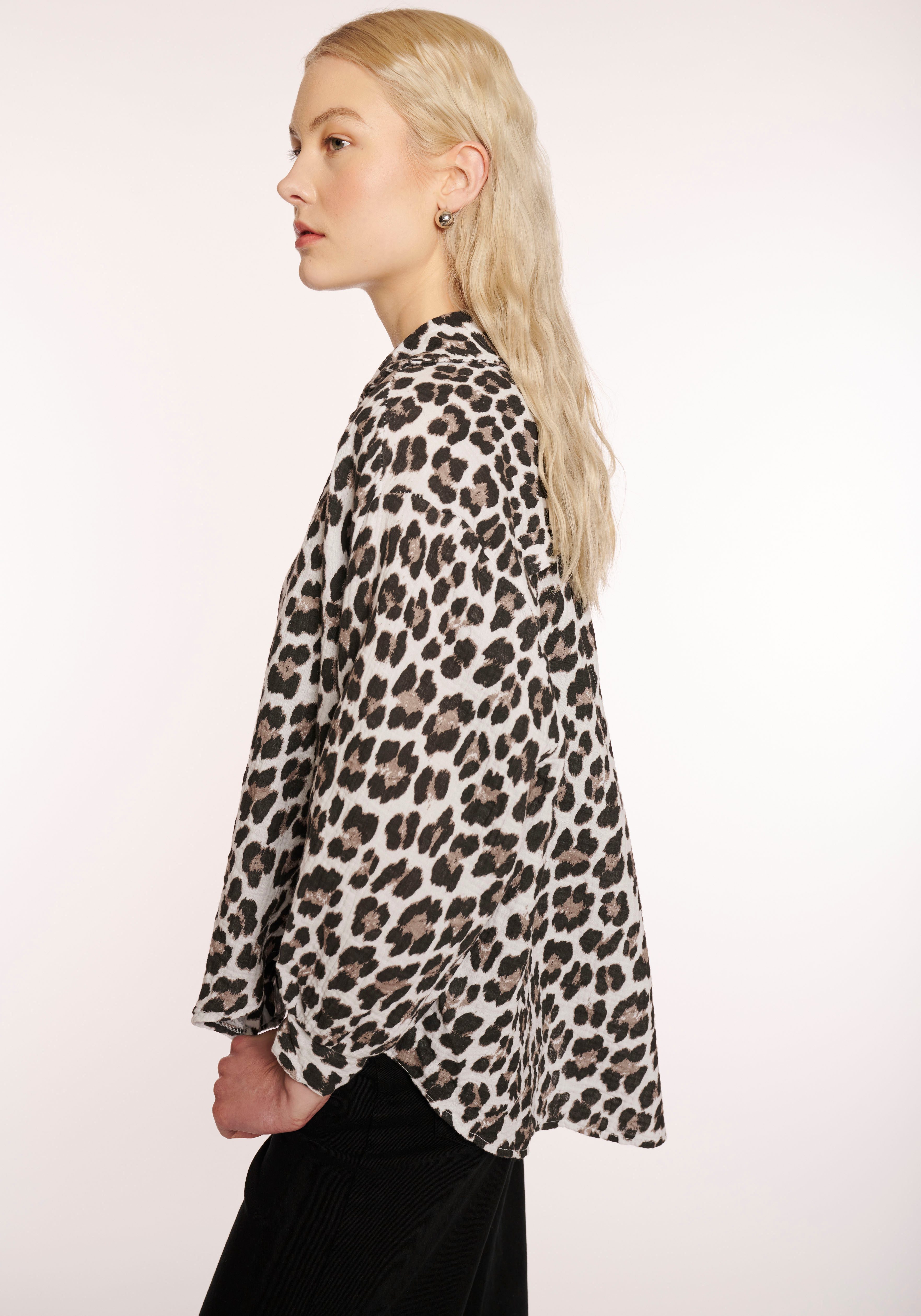 HaILYS Gedessineerde blouse LS C BL Le44ony