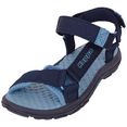 kappa sandalen met twee klittenbandsluitingen voor optimale wijdteregeling blauw