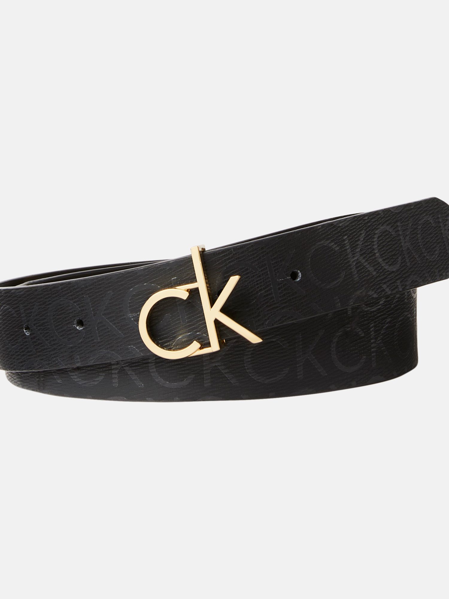 Calvin Klein Leren riem CK BCKL RVRSBL BLT 3 In grootte verstelbaar