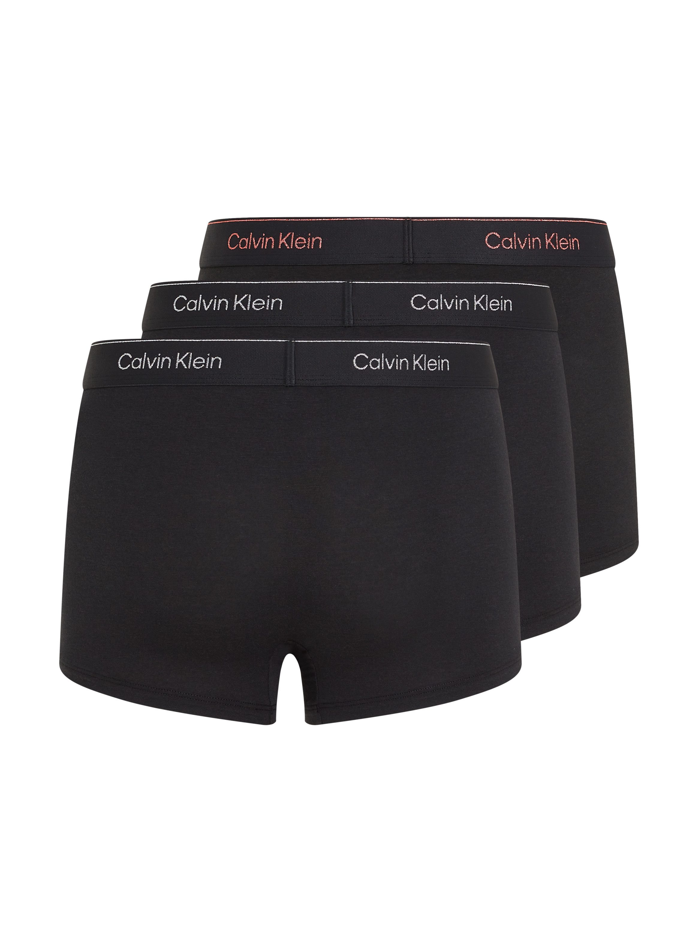 Calvin Klein Trunk LOW RISE TRUNK 3PK met logo-elastische tailleband (3 stuks) (3 stuks)