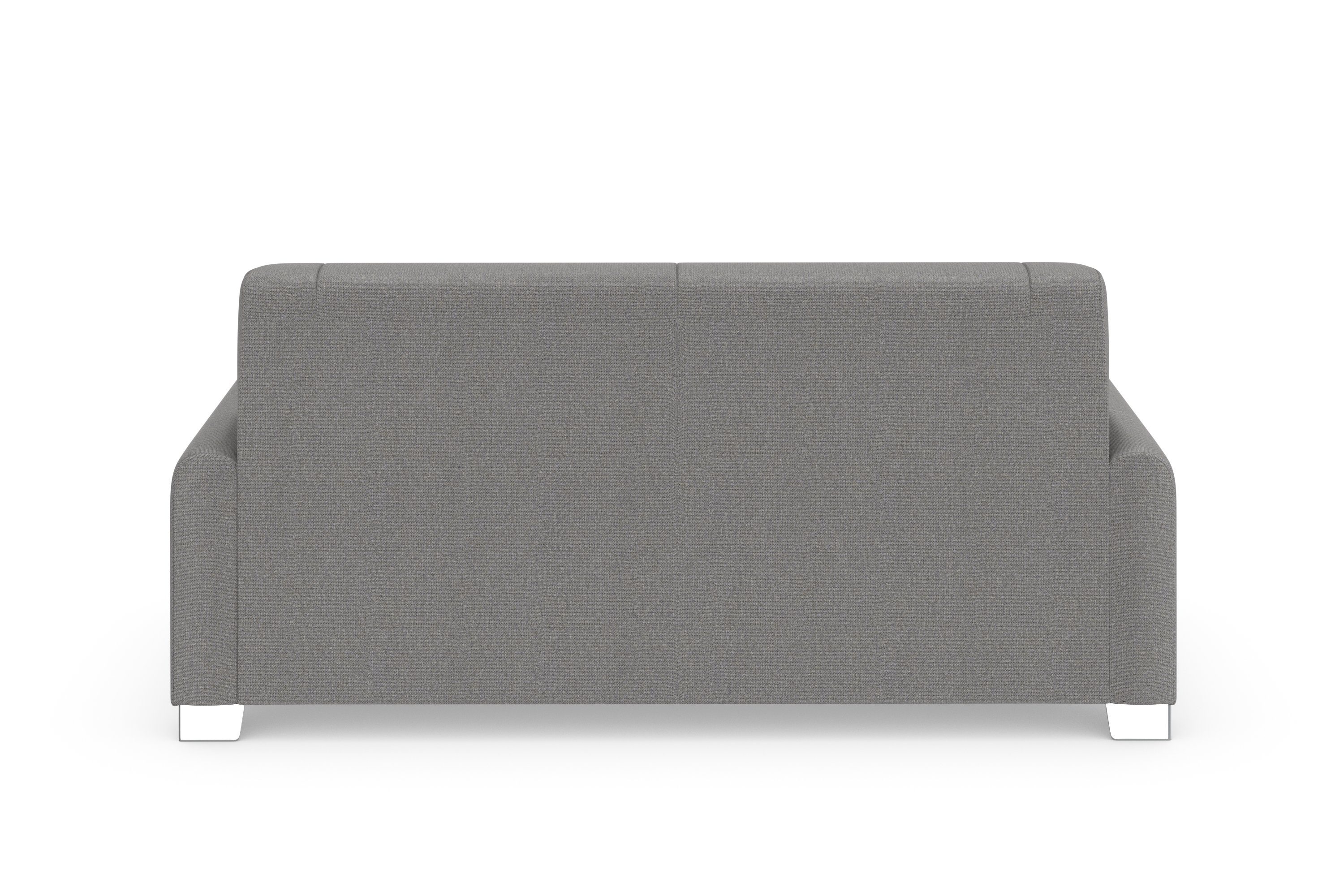 DOMO collection 2-zitsbank Anzio in kubistische vormentaal, platte armleuningen, breedte 184cm