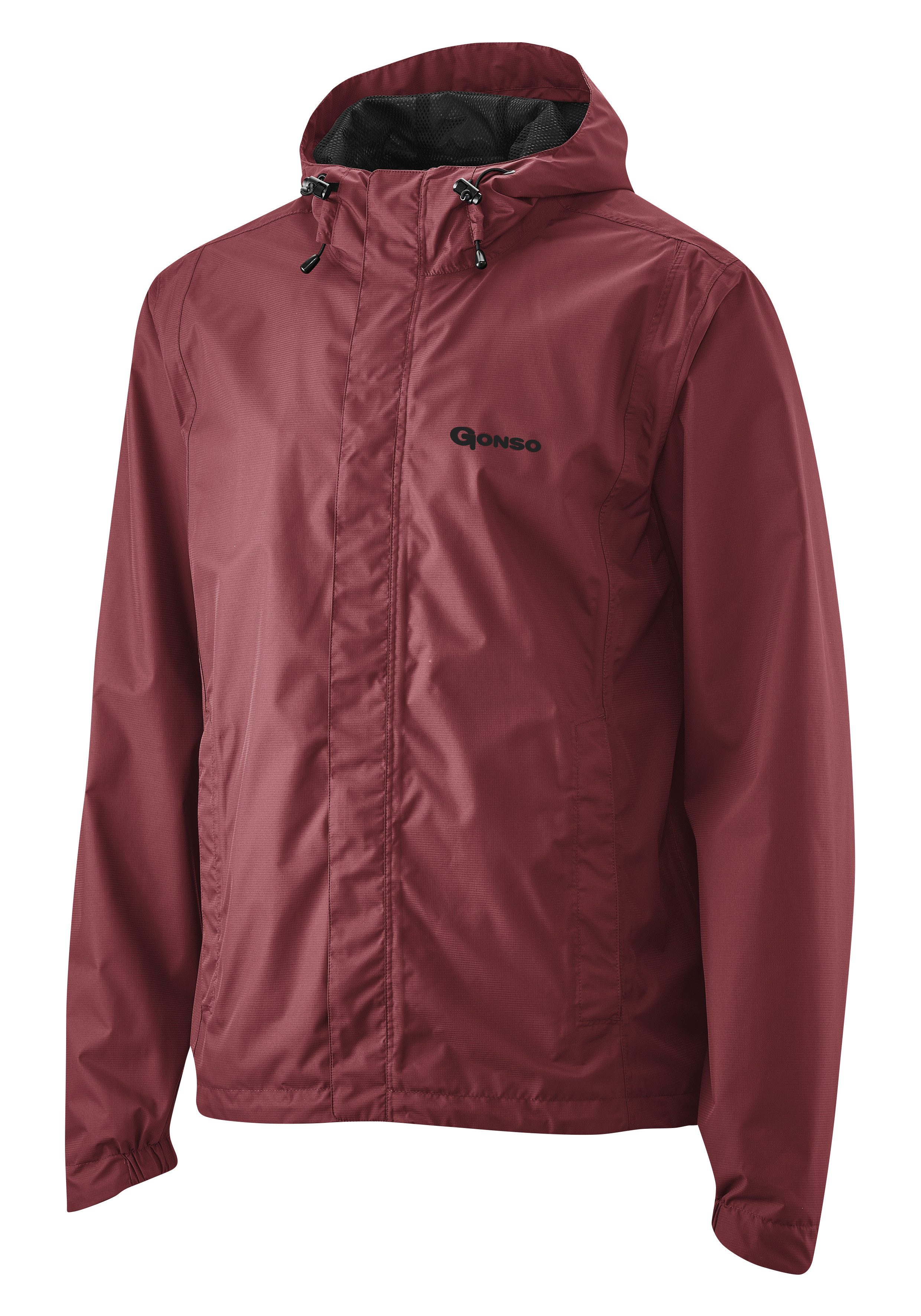 Gonso Fietsjack SAVE LIGHT Herenregenjack wind- en waterdicht, fietsjack met capuchon
