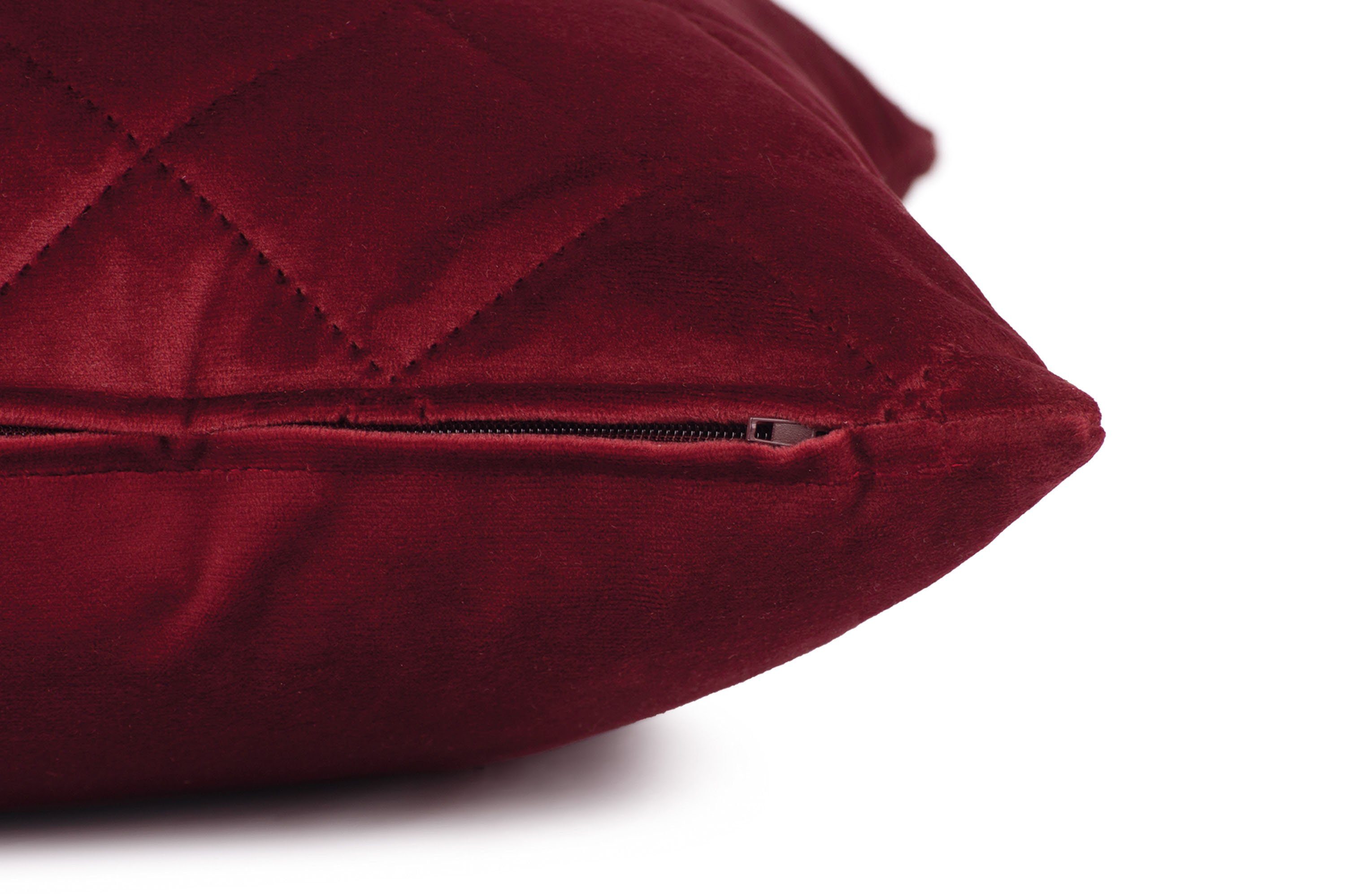 TOM TAILOR HOME Sierkussen FrenchVelvet Quilt Kussenovertrek zonder vulling(1 stuk)
