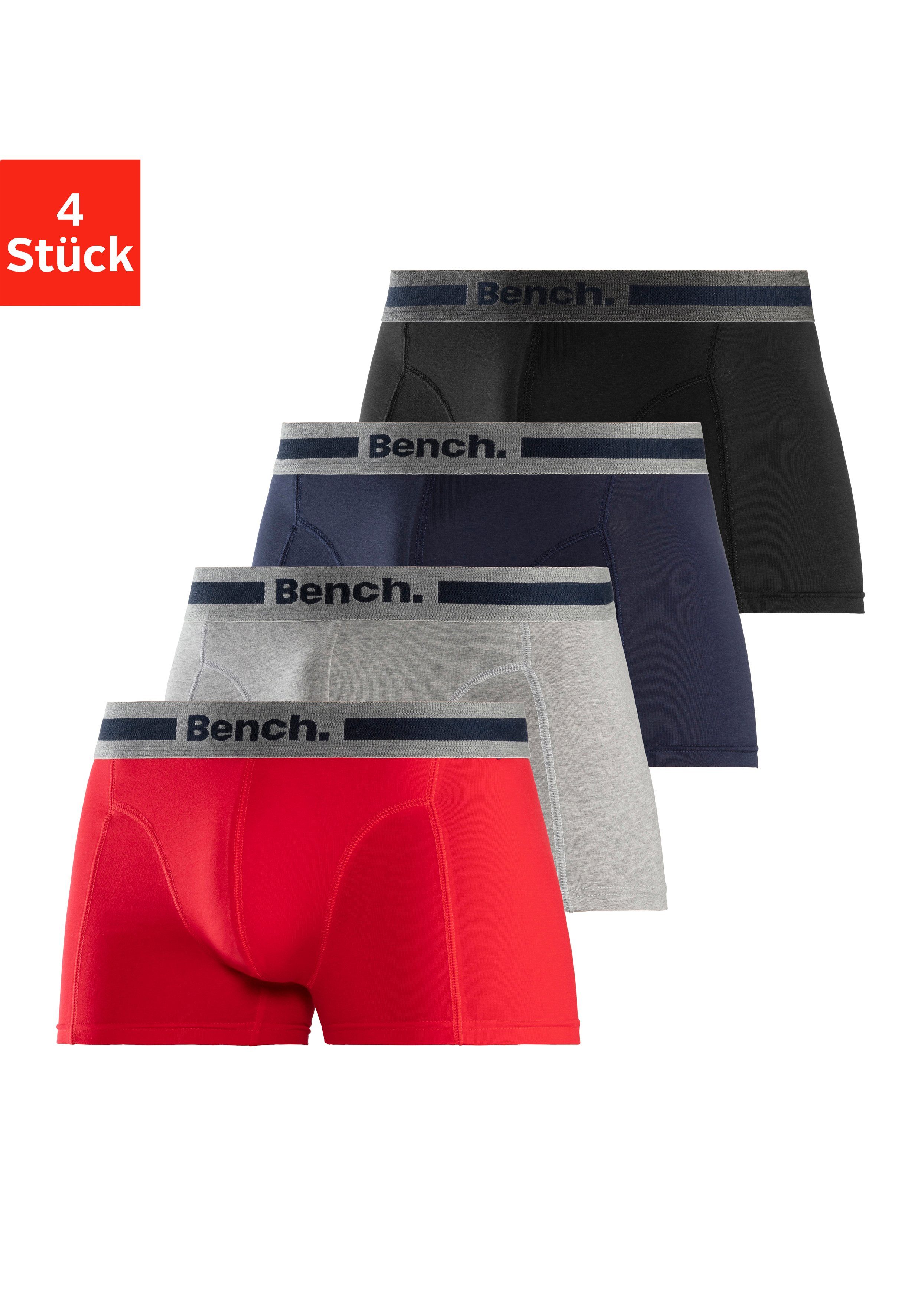 NU 20% KORTING: Bench. Boxershort met overlocknaden voor (4 stuks)