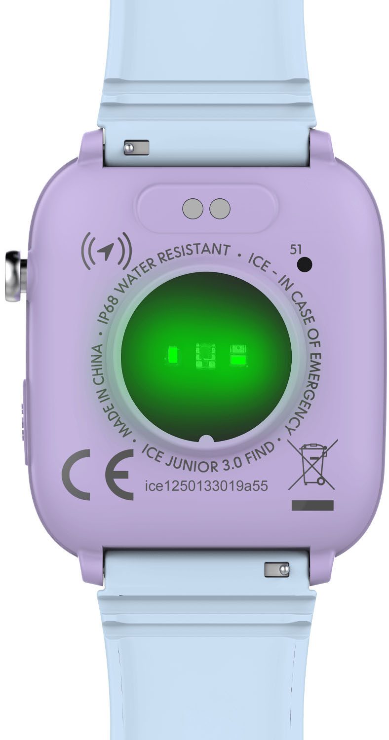 ice-watch Smartwatch ICE smart junior 3.0 - Find My - 1.75 Armbandhorloge, kinderenhorloge, siliconen armband, Bluetooth, cadeau-idee, digitaal