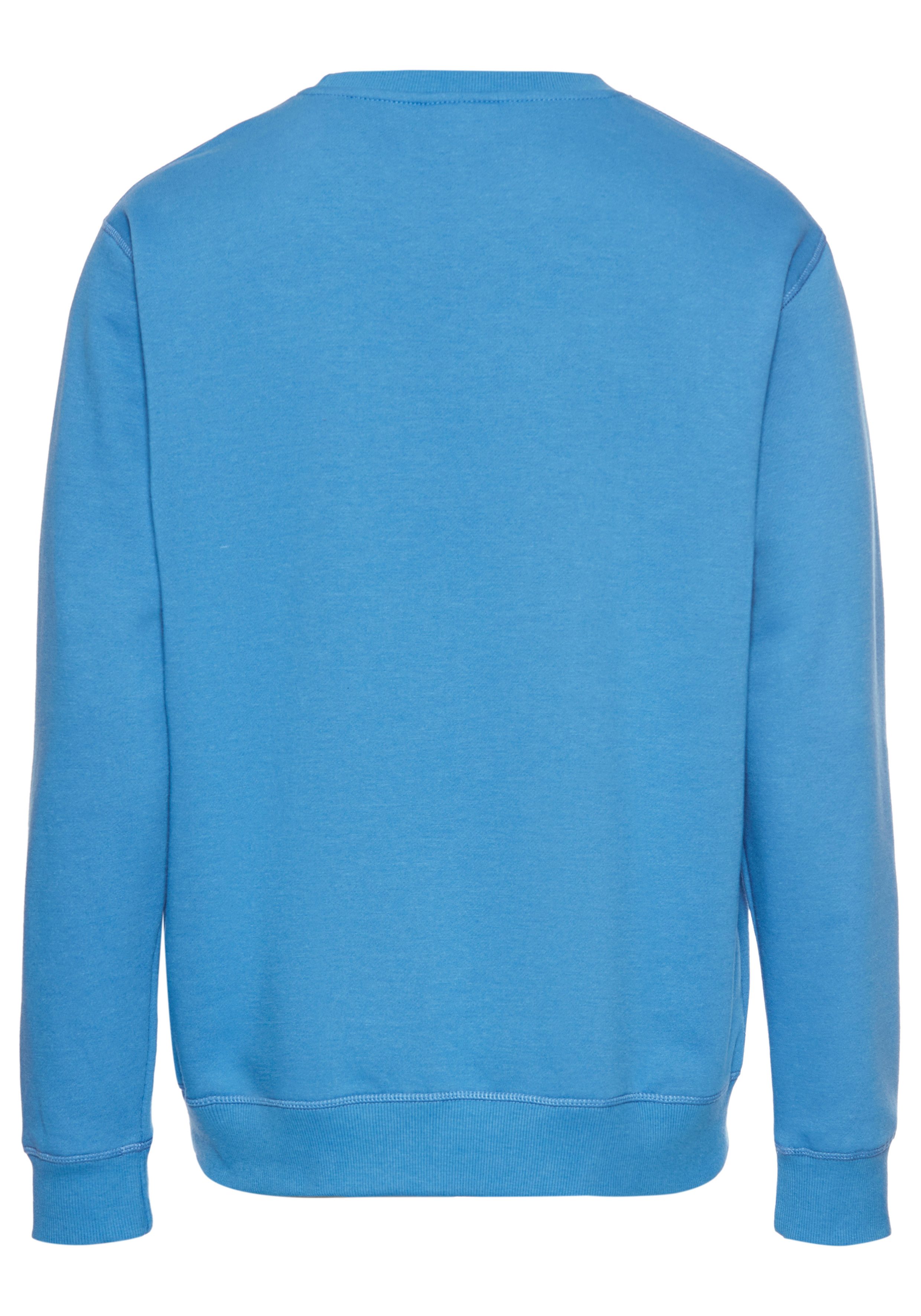 Man's World Sweatshirt Lange mouwen, basic-stijl, effen, ronde hals