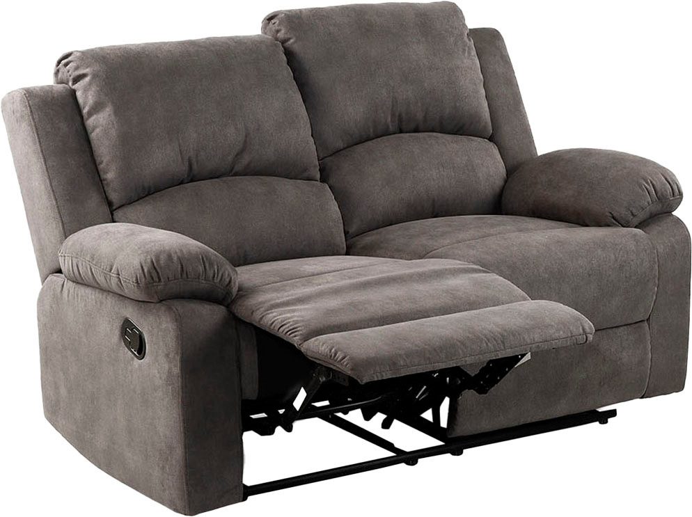 Jockenhöfer Gruppe 2-zitsbank Dakota Ligfunctie met halfautomatische relaxfunctie, TFK bekleding