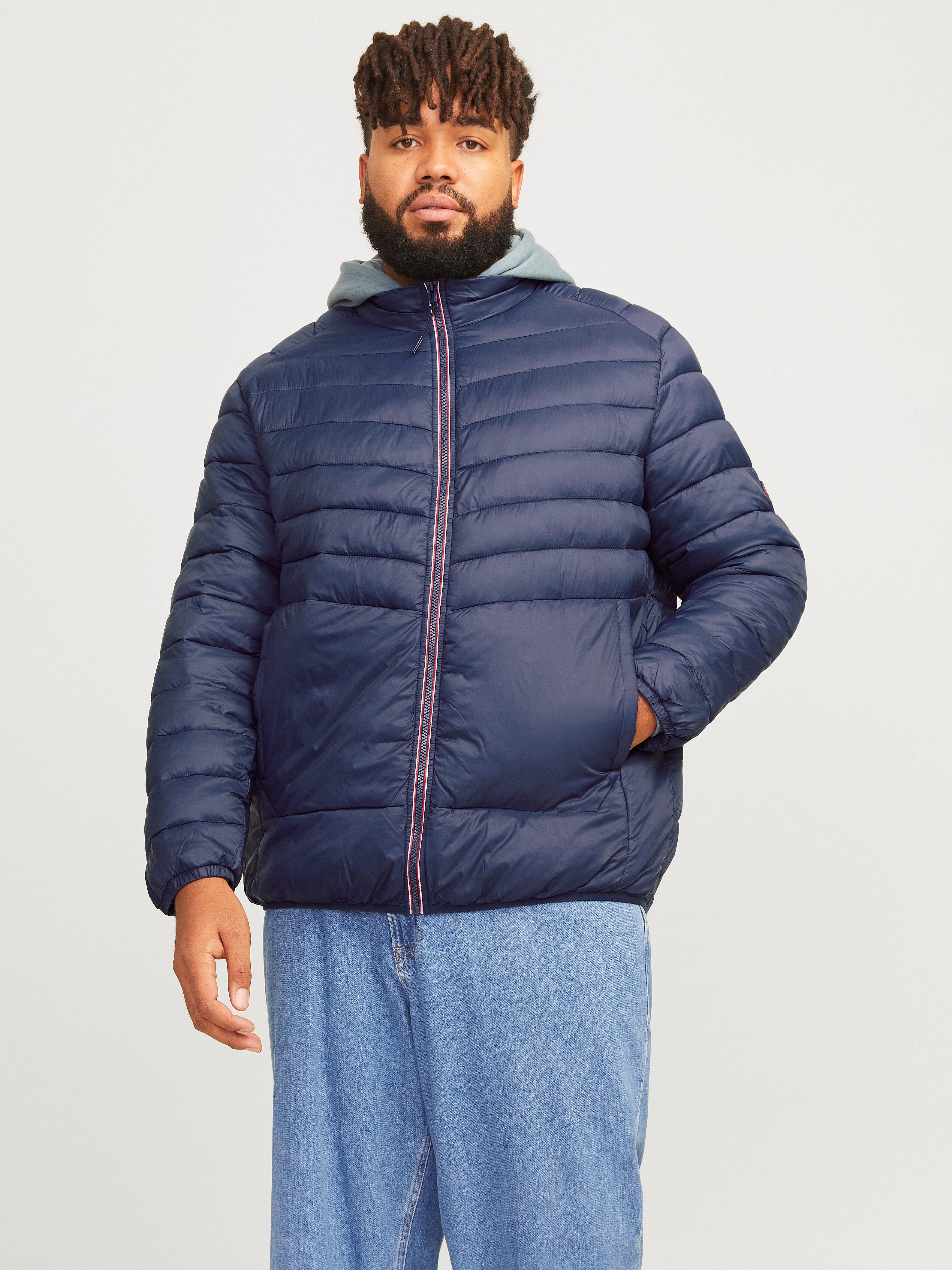 Jack & Jones PlusSize Gewatteerde jas JJESPRINT PUFFER COLLAR NOOS PLS