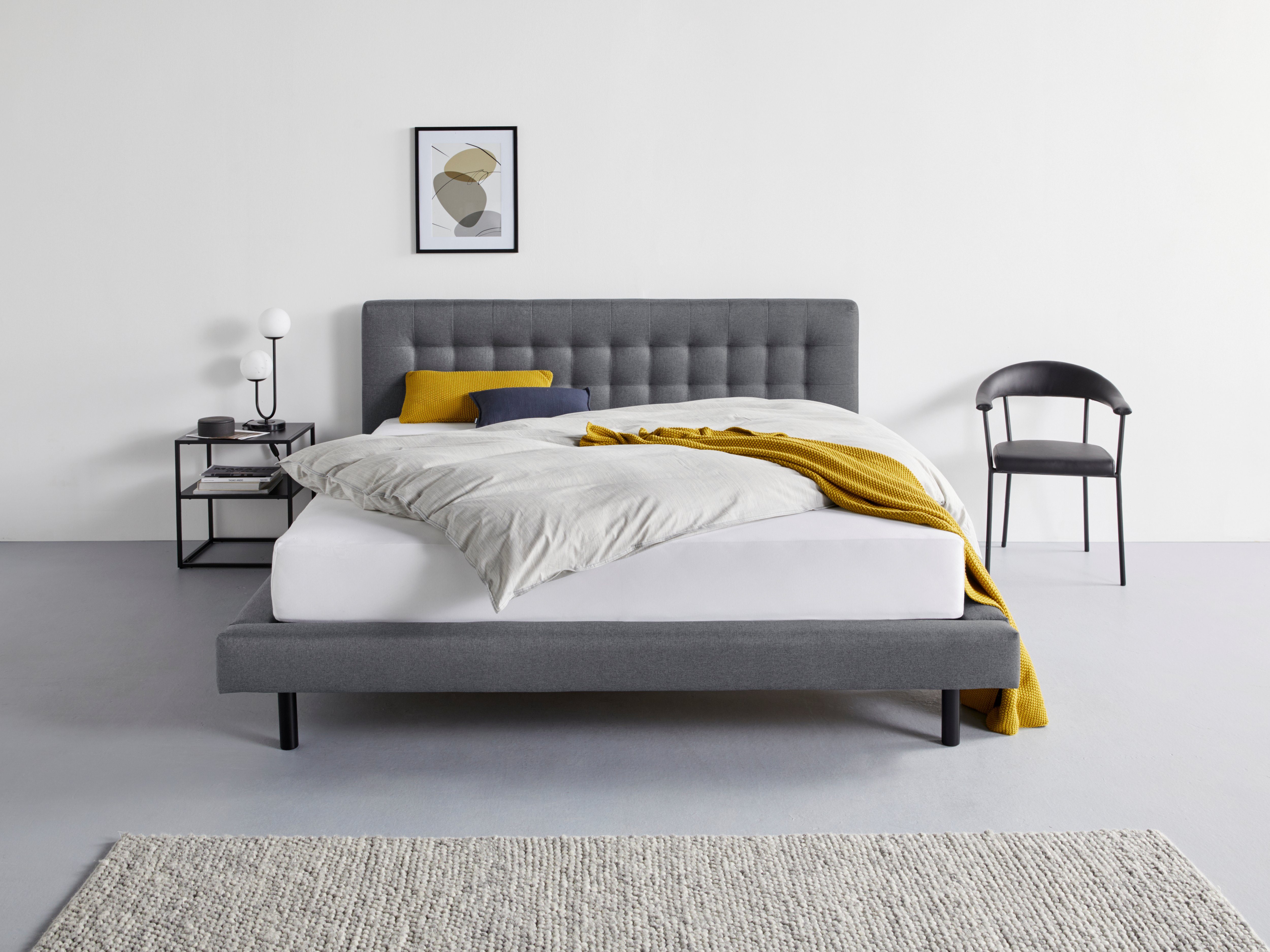 andas Gestoffeerd bed Tobjörn Met breed futonframe