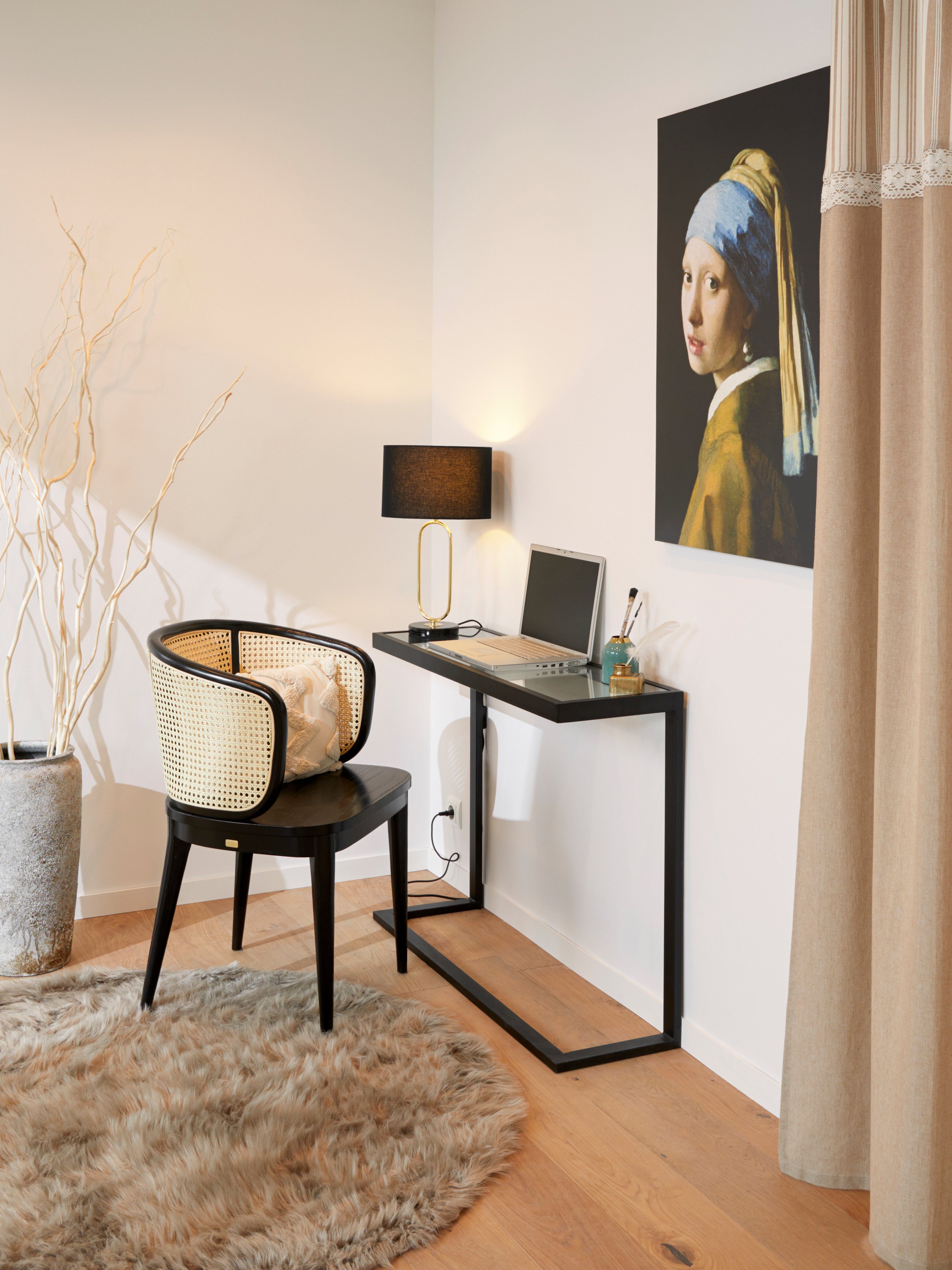 Reinders! Decoratief paneel J.Vermeer-meisje met de parel
