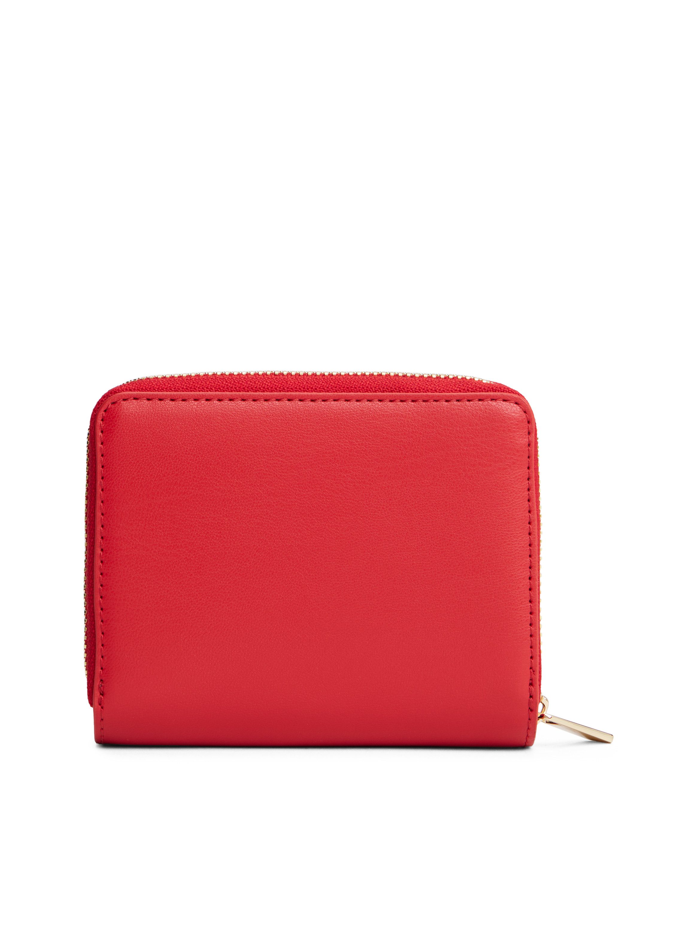 Tommy Hilfiger Portemonnee TH ICON MED ZA FLAP , dames portemonnee, portemonnee met edel th-logo embleem