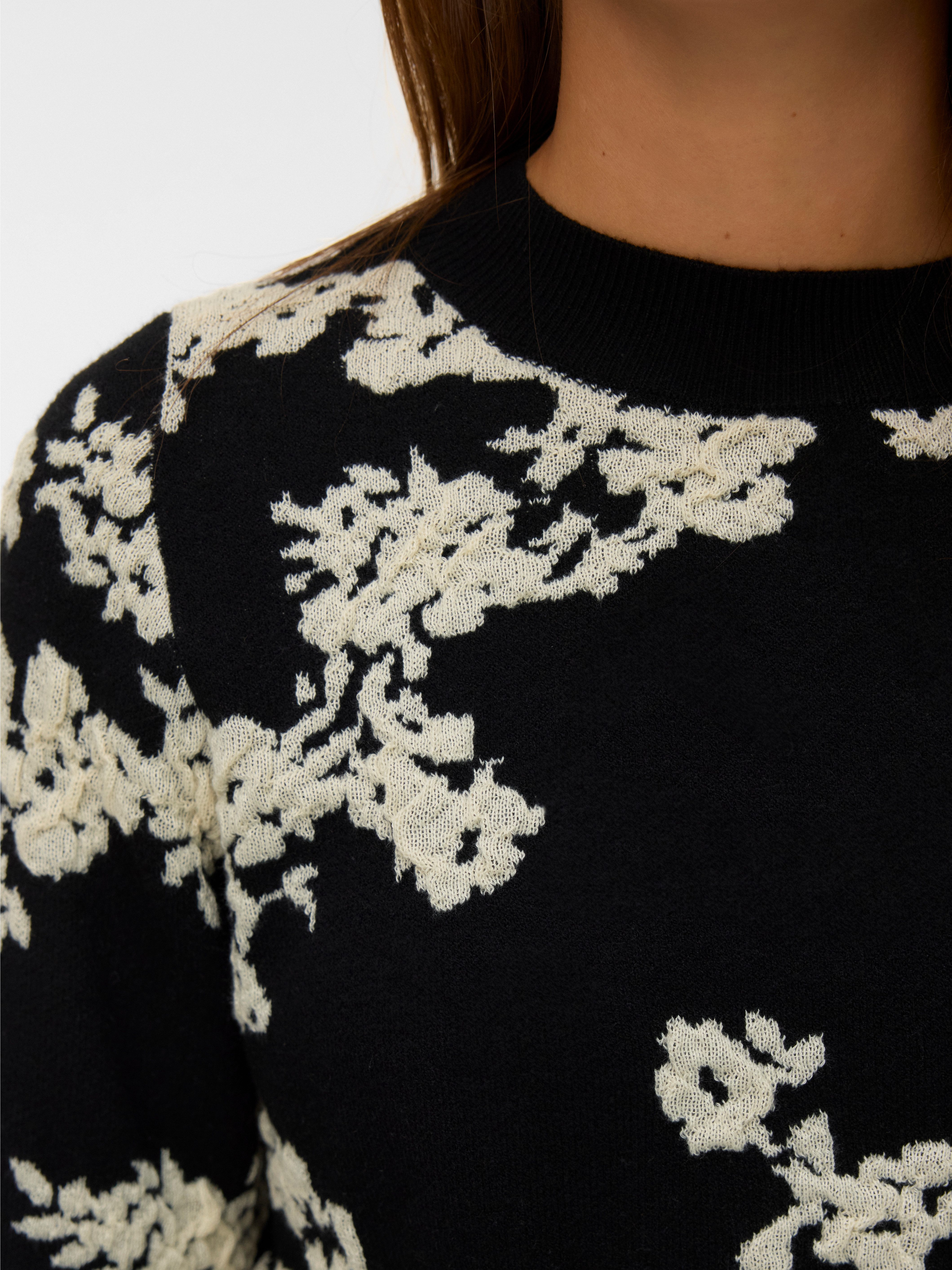 Vero Moda Gebreide trui VMNANCY LS O-NECK PULLOVER BOO