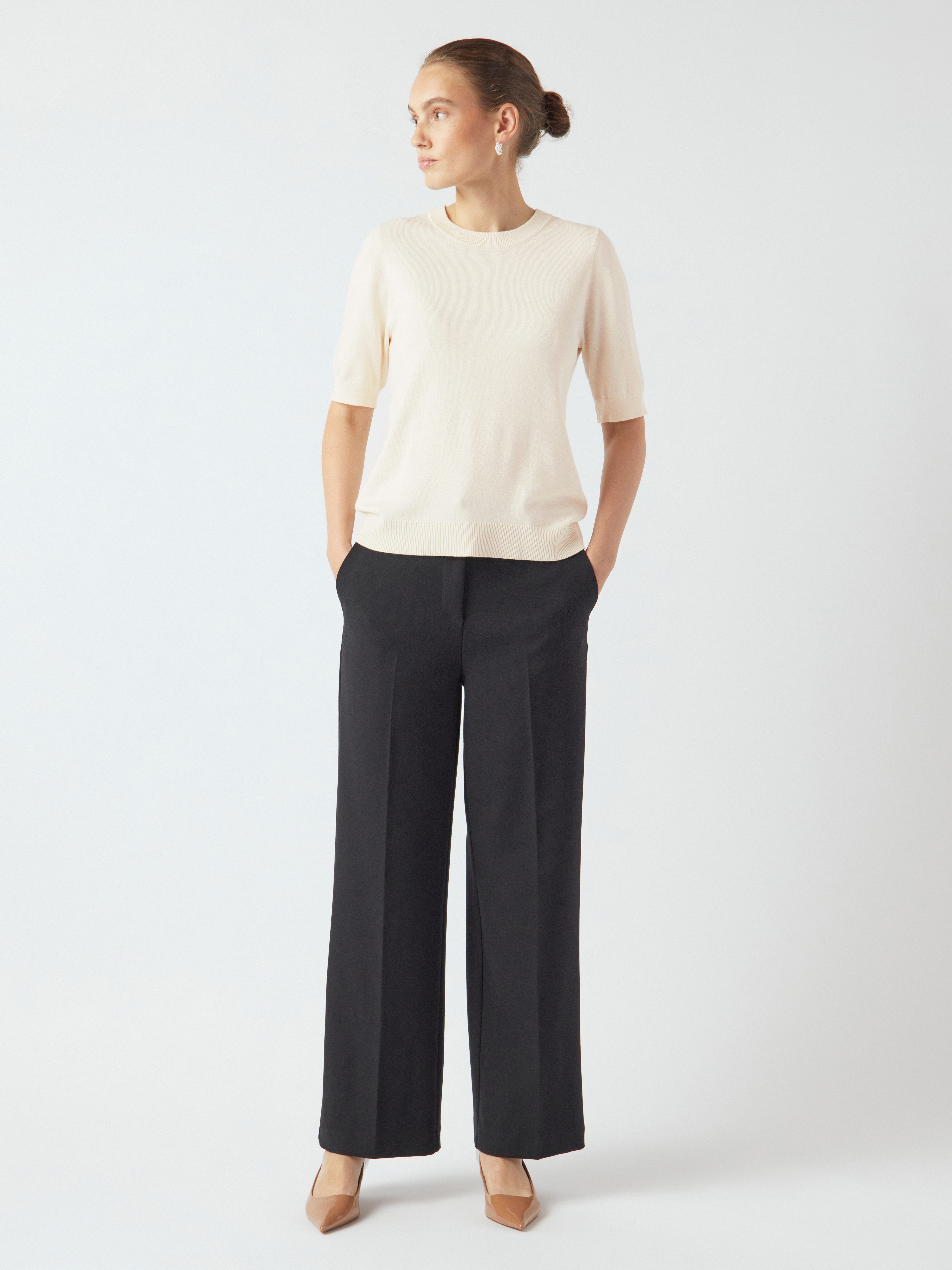 Y.A.S Gebreide trui YASLENA SS KNIT PULLOVER S. NOOS