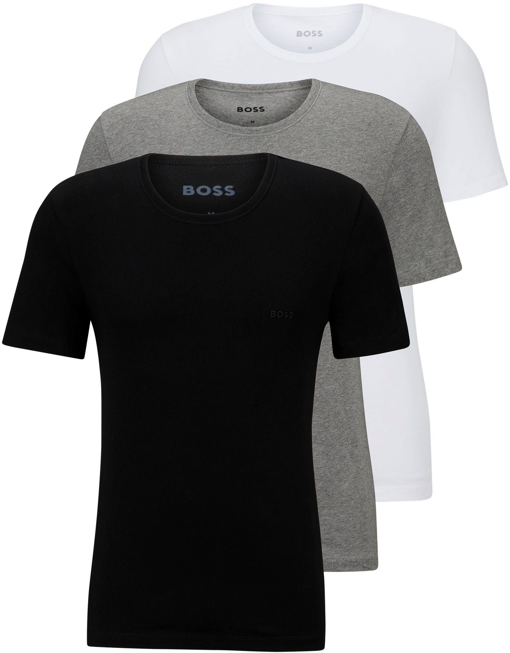 BOSS T-shirt Ronde hals BOSS ONE x David Beckham (3-delig, Set van 3)
