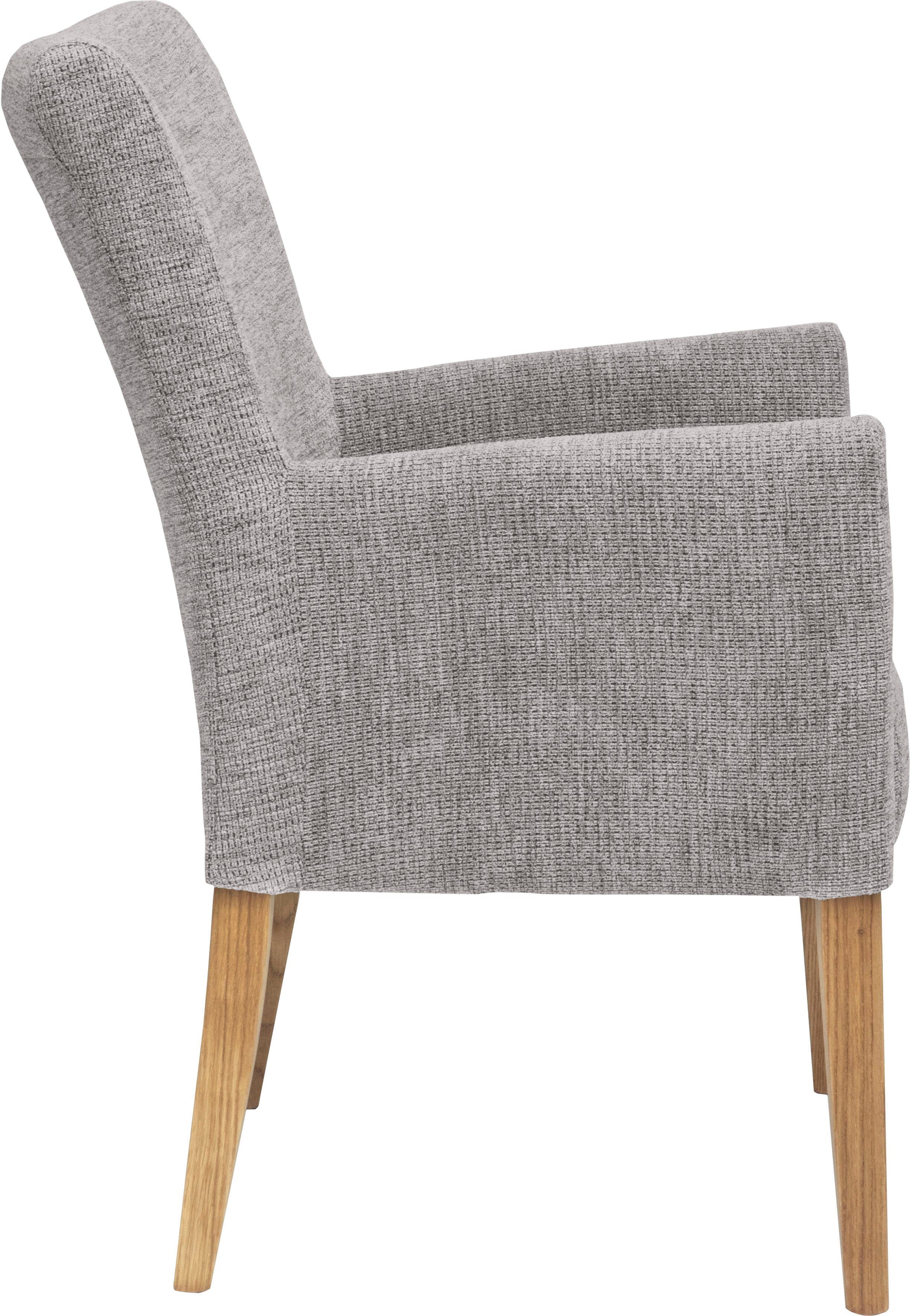 Home affaire Stoel met armleuningen King BESTSELLER! Eetkamerstoel met comfortabele bekleding, eetkamerstoel met armleuningen