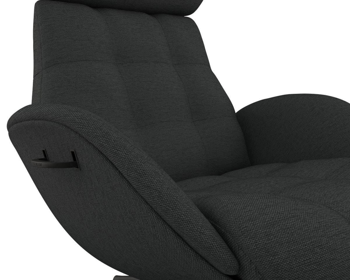 FLEXLUX Relaxfauteuil Chester, functionele stoel, gestoffeerde stoel, armleuningen, TV-fauteuil