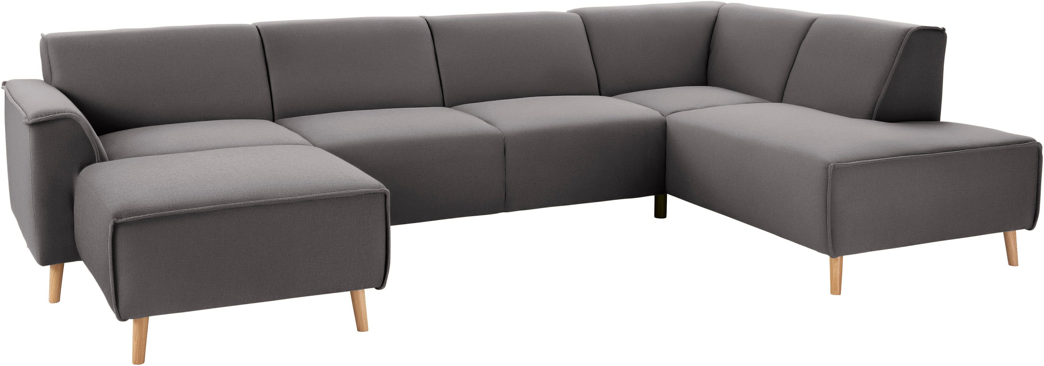 andas Zithoek Janek U-vorm met binnenvering en opstaande naad in scandinavisch design