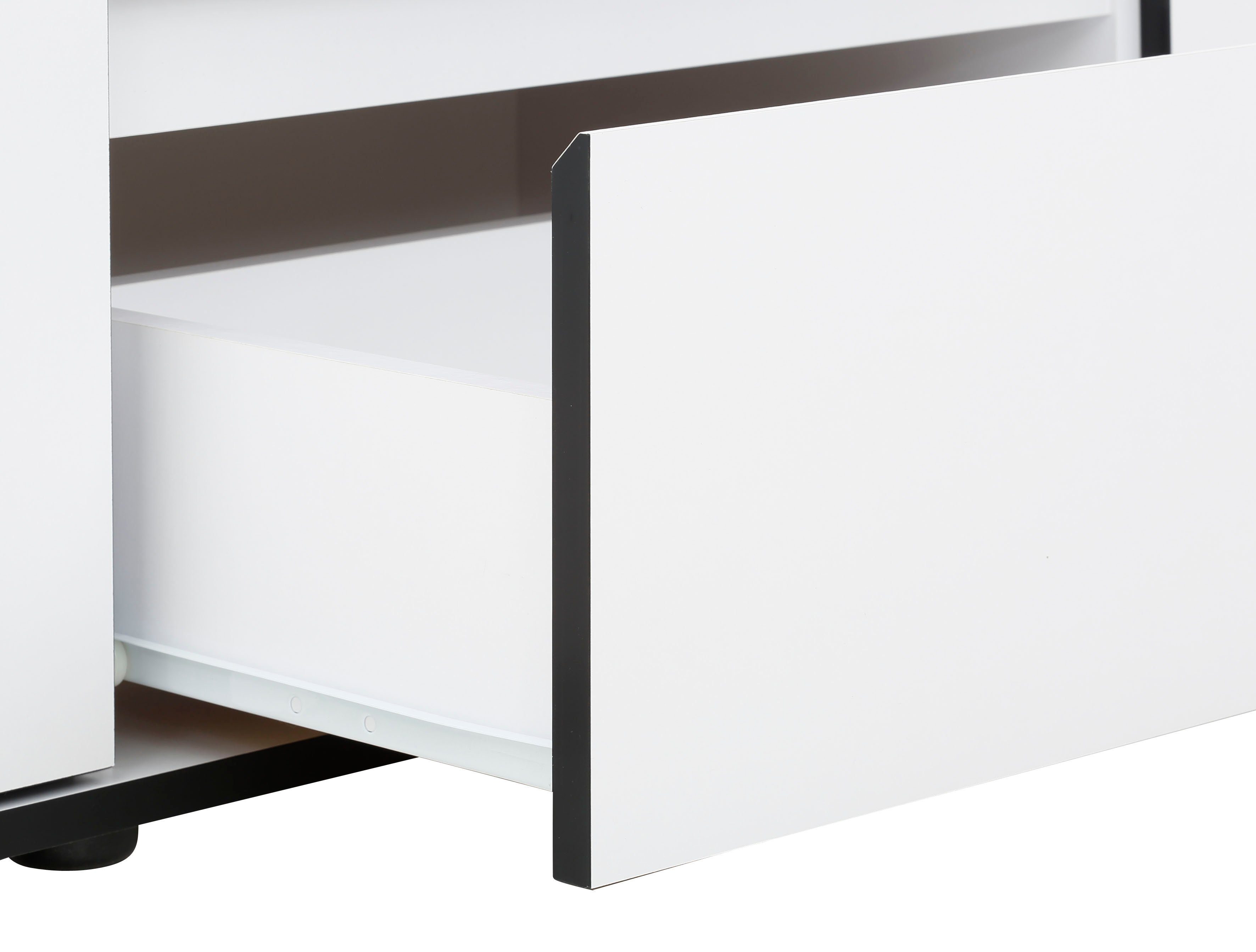 HELA Dressoir Ariana met schuinverwerkte verzonken grepen, breedte 160 cm