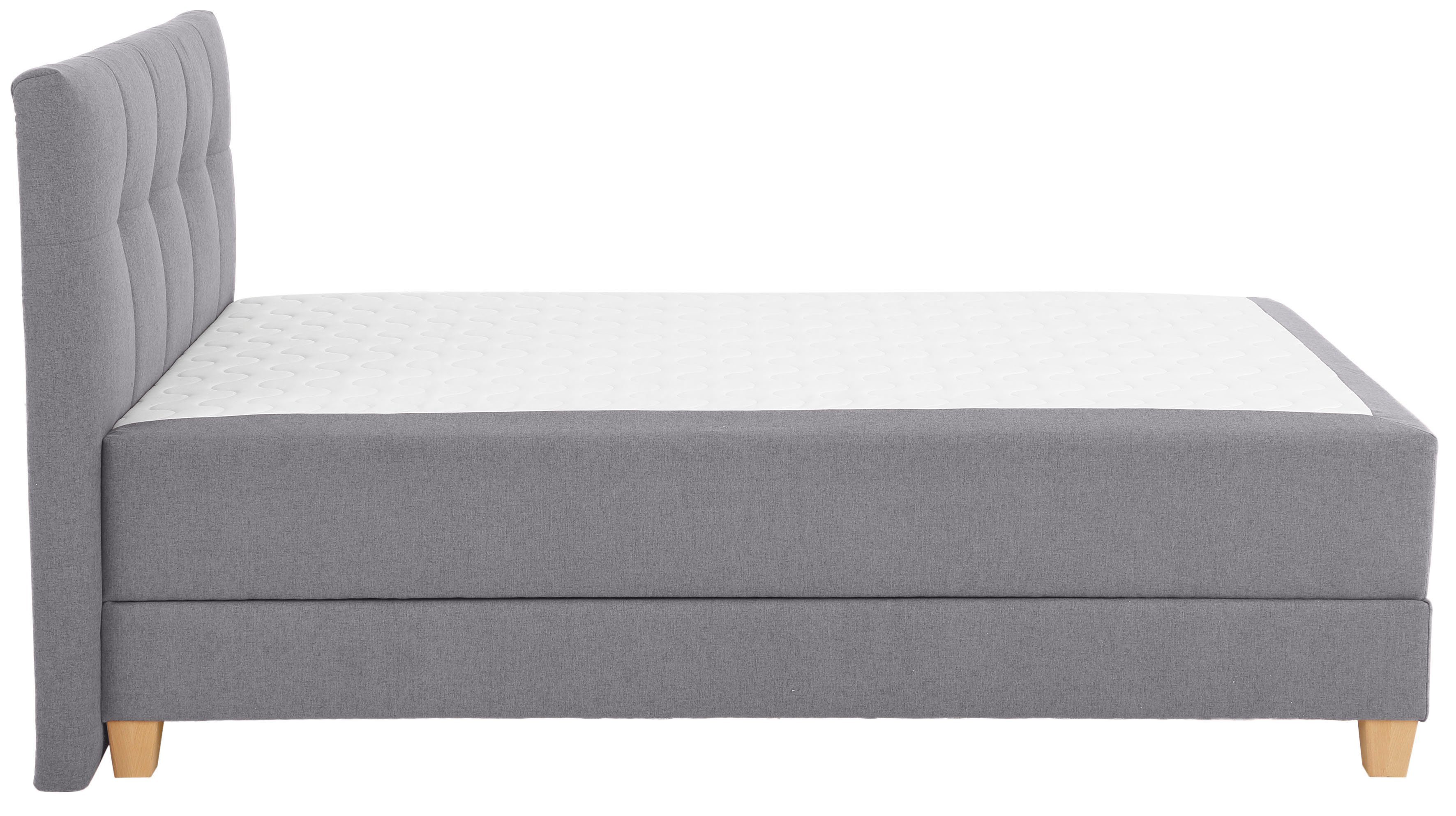 Home affaire Boxspring Lonrai in h2, h3 & h4 en xxl - verlengde 220 cm kiesbaar, incl. topper