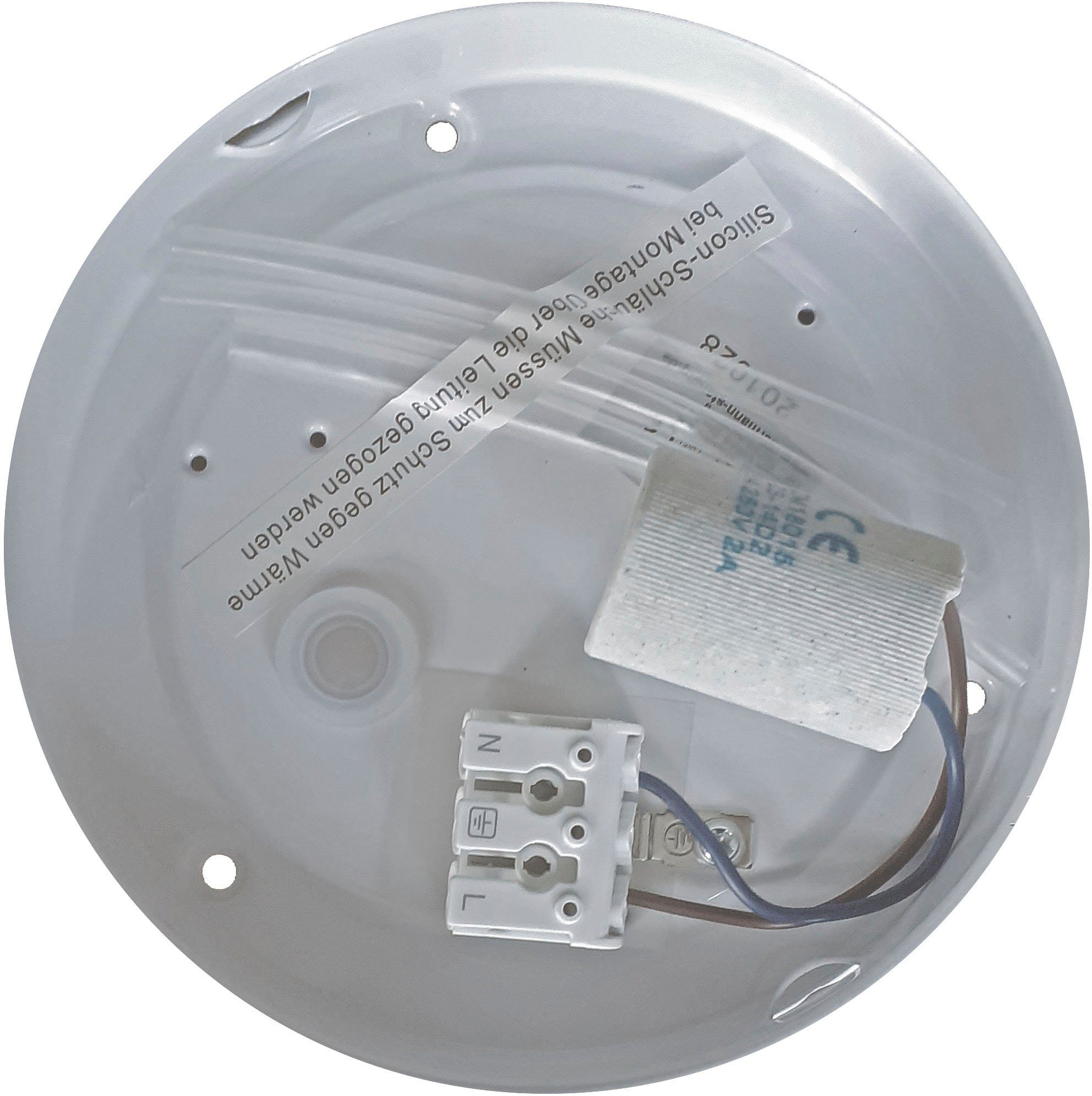 niermann Plafondlamp Opal mat, decoratieve ring gepolijst messing (1 stuk)