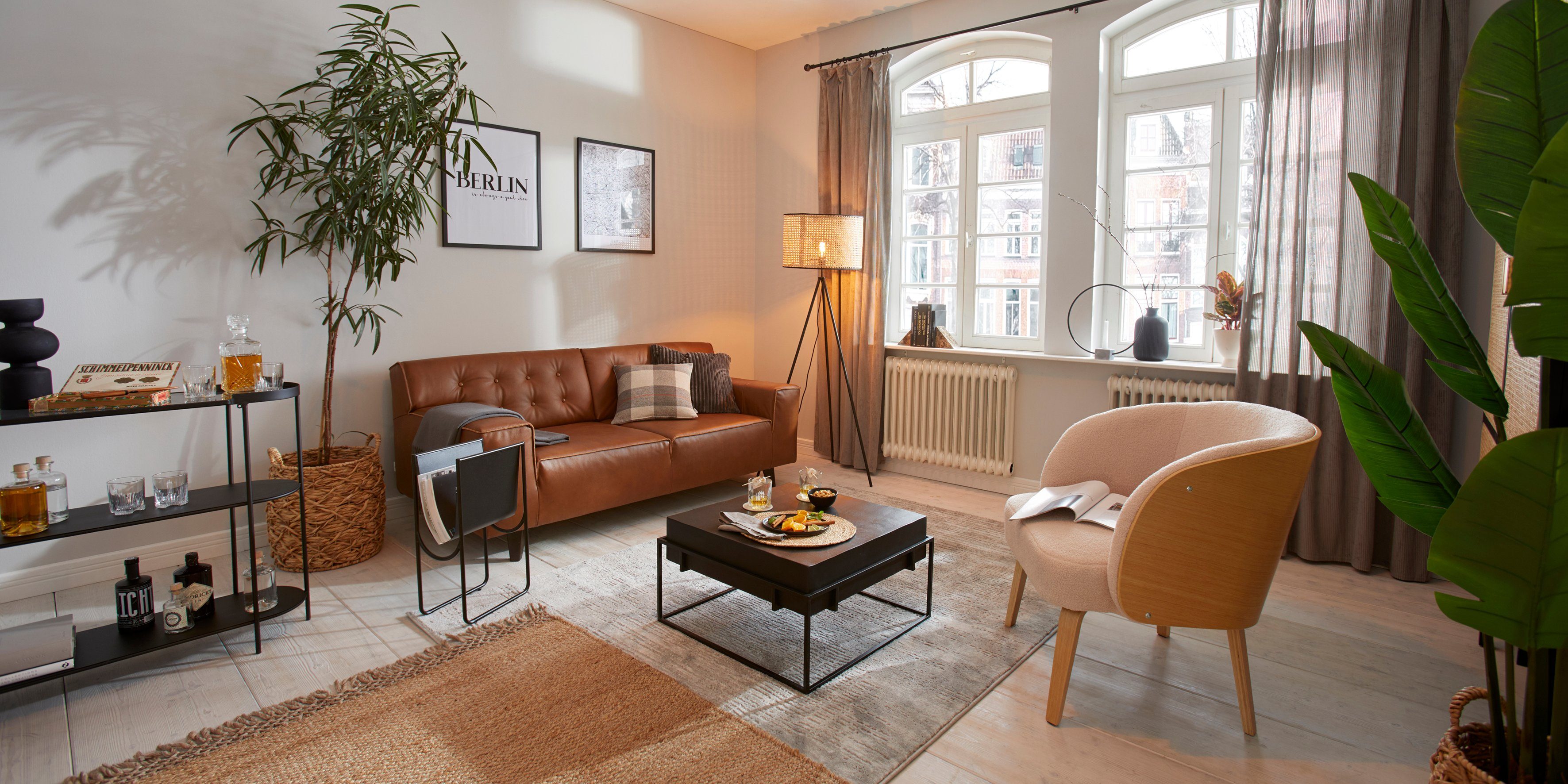 Home affaire Vloerkleed Amba platte vloerkleden, tweezijdig te gebruiken kleed, unikleurig, woonkamer, eetkamer