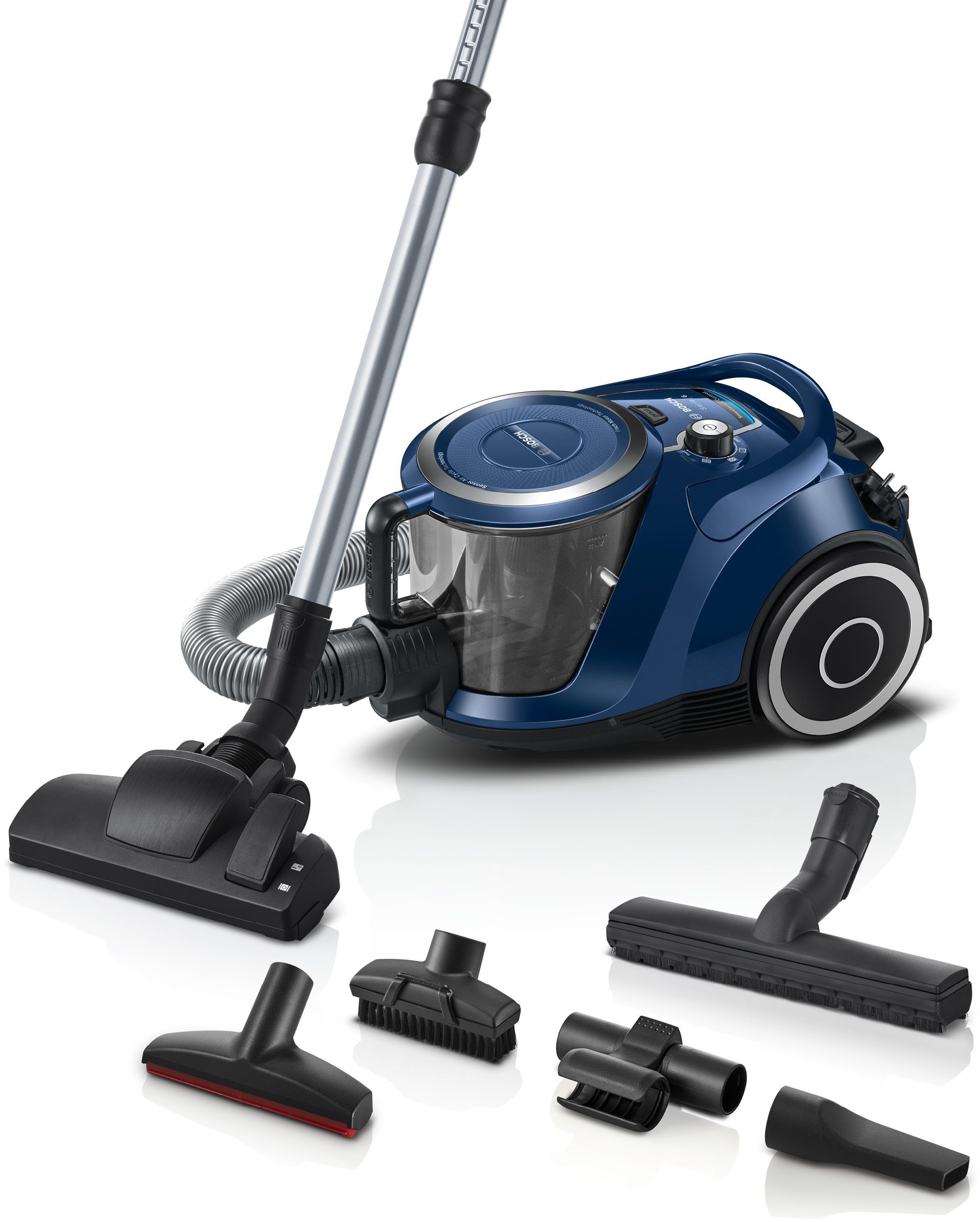 BOSCH Stofzuiger Serie 6 BGC41X36, ideaal voor allergieën, hygiënefilter, stil