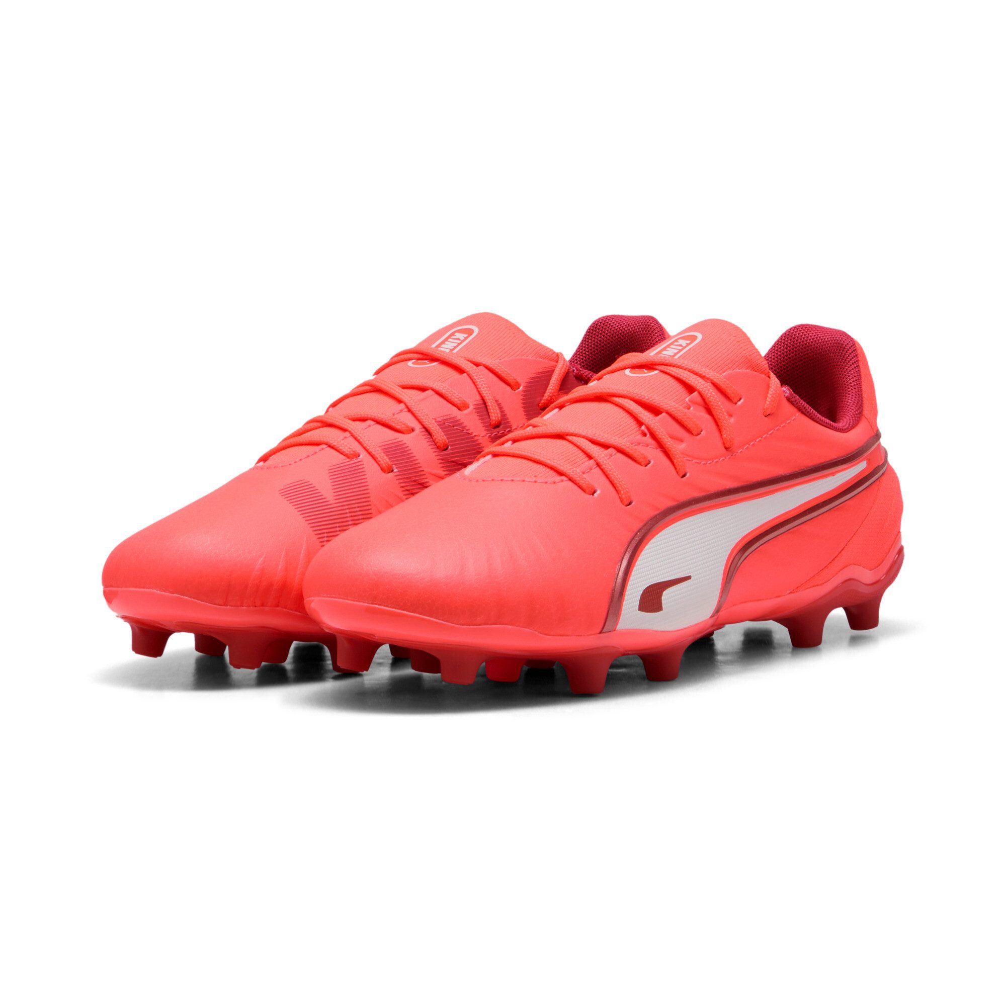 PUMA Voetbalschoenen KING MATCH FG/AG JR kunstgrasschoenen maat 36 rood