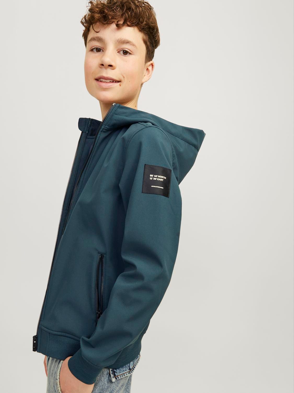 Jack & Jones Junior Softshell-jack JJEBASIC SOFTSHELL HOOD SN JNR