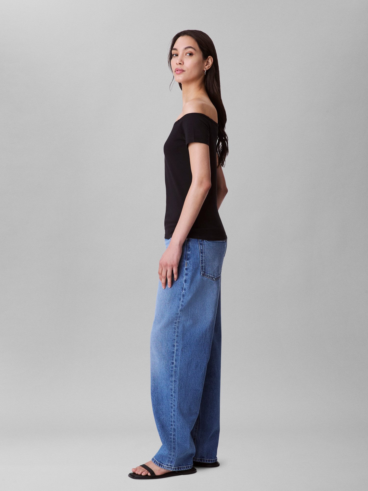 Calvin Klein Top MNGRM OFF SHLDR STRT