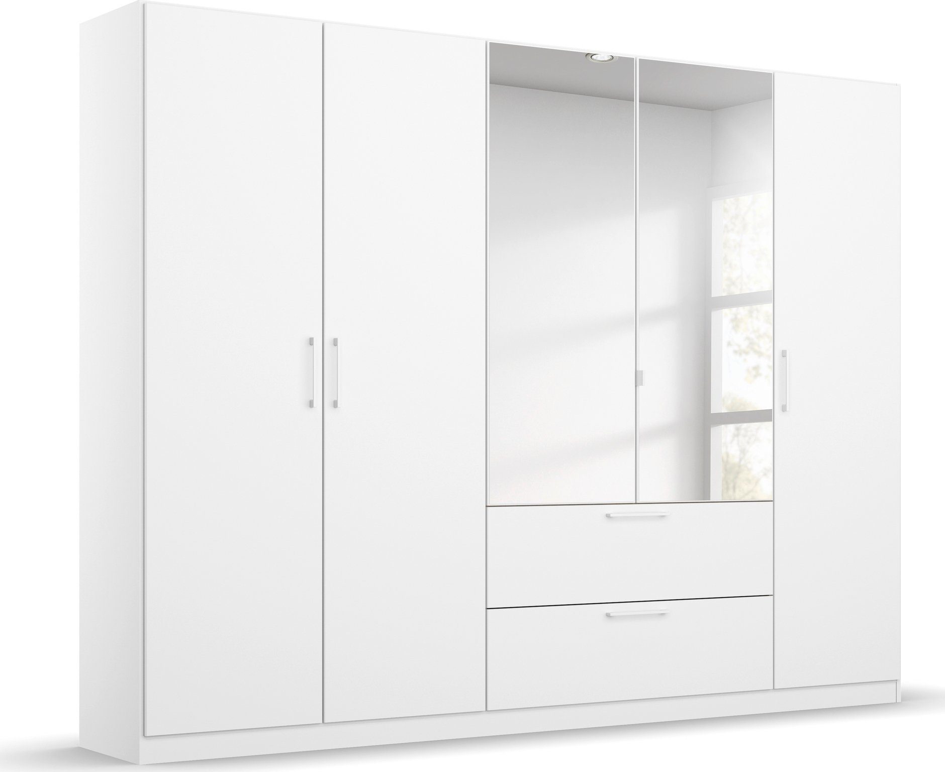Slaapkamerserie Compleet slaapkamer Challenger (Set van 4 delen) Kast 2 breedtes, bed 3 breedtes, 2 nachttafels MADE IN GERMANY