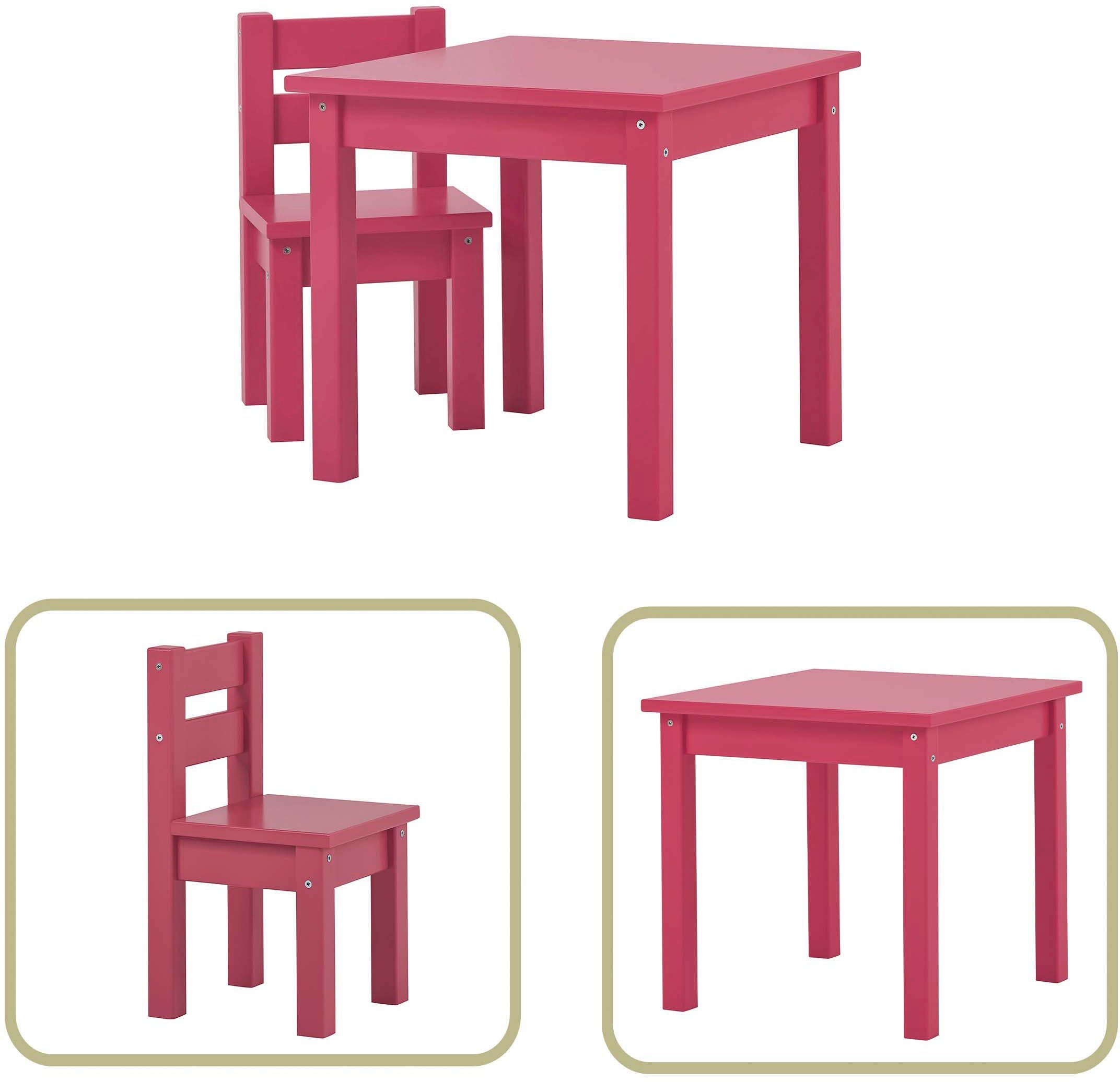 Hoppekids Kinderzithoek MADS kinderzithoek in vele kleuren, met een stoel (set, 2-delig)