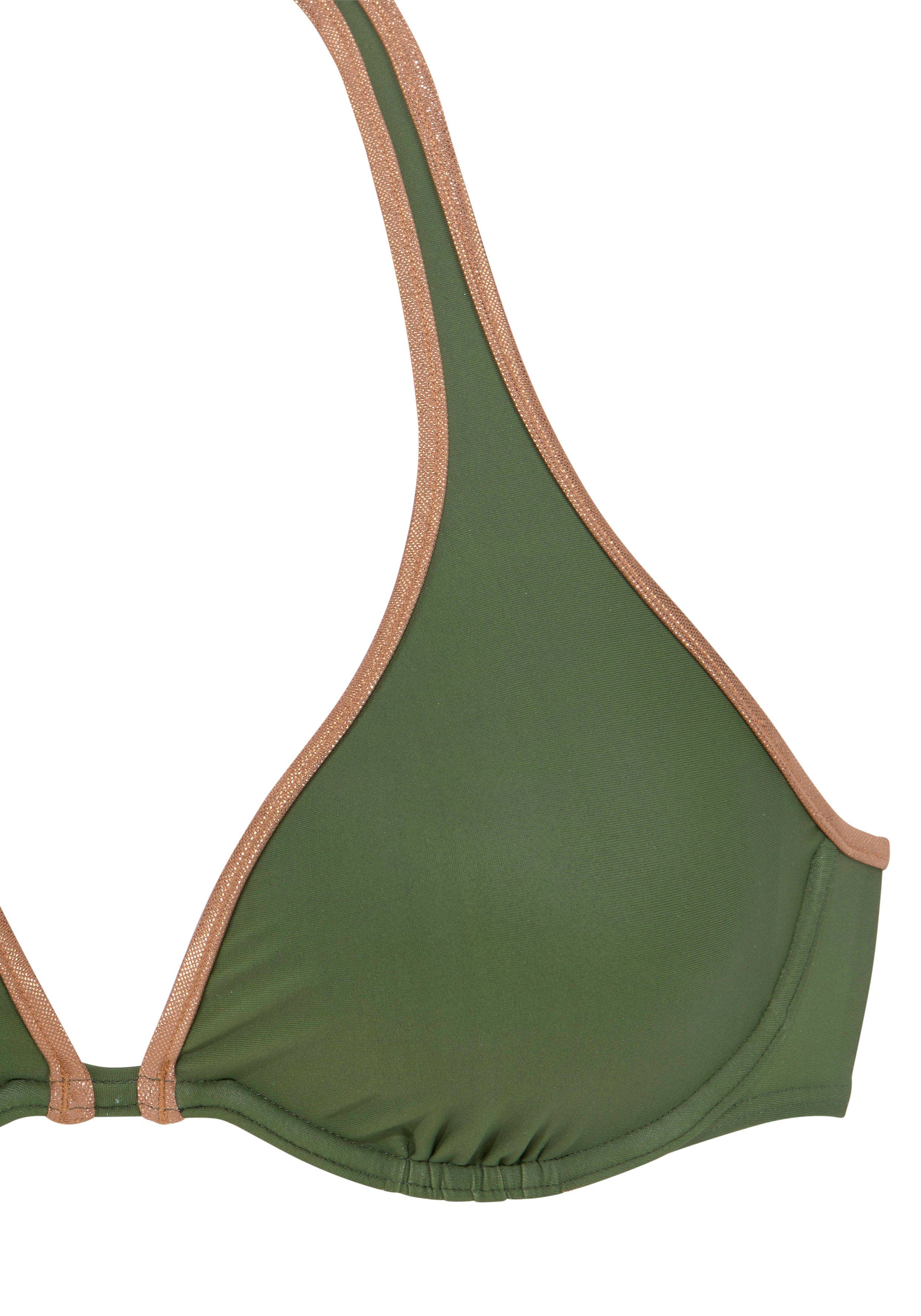 Bruno Banani Bikinitop met beugels Milano met koperen bies