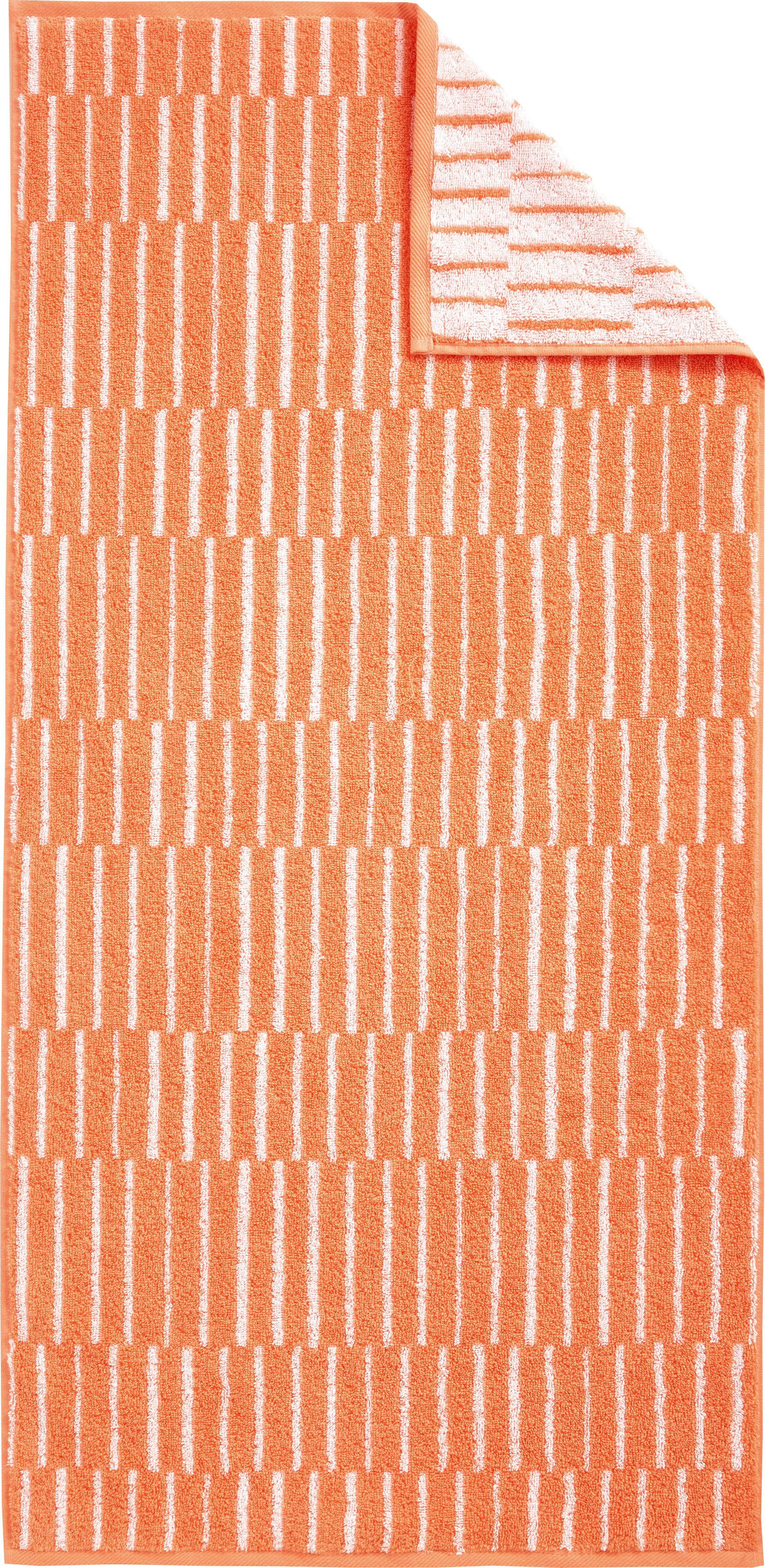 Dyckhoff Handdoekenset New Coral Panels 2 handdoeken (50x100 cm) en 1 badhanddoek (70x140 cm) (set, 3-delig)