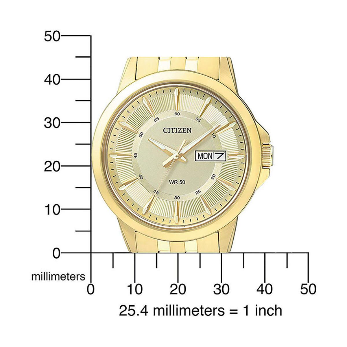 Citizen Kwartshorloge BF2011-01EE Horloge, herenhorloge, dameshorloge, leren band, datum