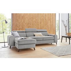 Otto exxpo - sofa fashion Hoekbank Forza inclusief verstelbare hoofd- en rugleuning. naar keuze met slaapfunctie aanbieding