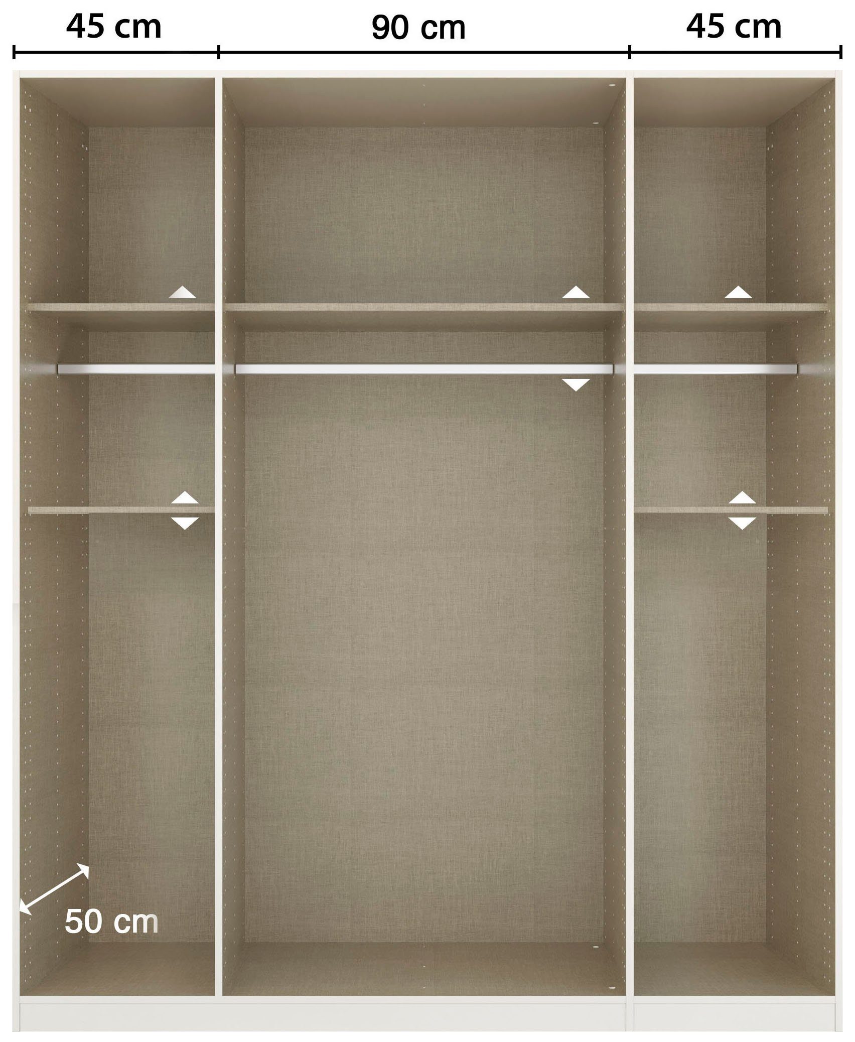 rauch Draaideurkast Kledingkast kast garderobe waskast TICAO met 2 ruime lades, veel opbergruimte made in germany